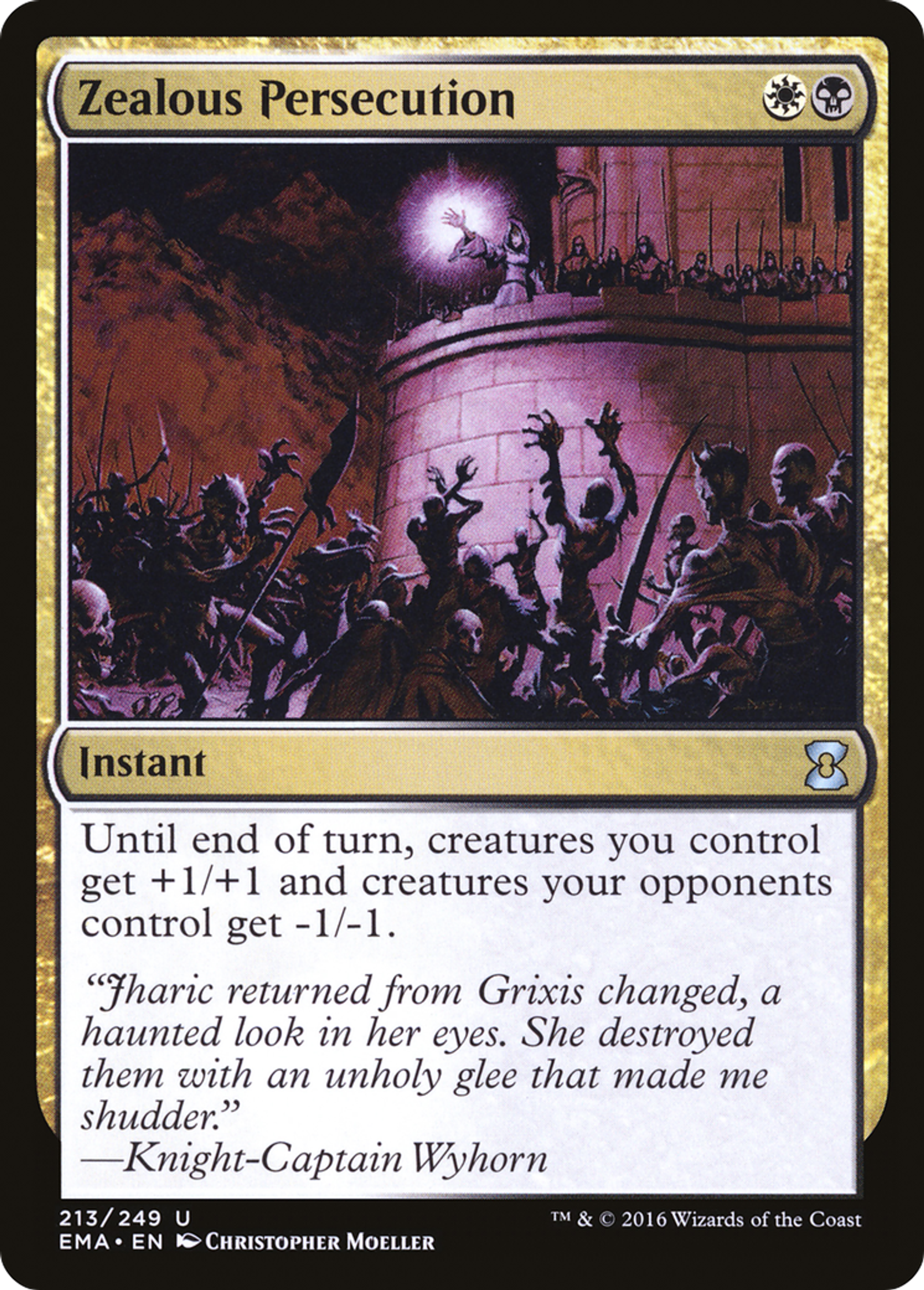Persécution zélée — Eternal Masters — Magic: The Gathering