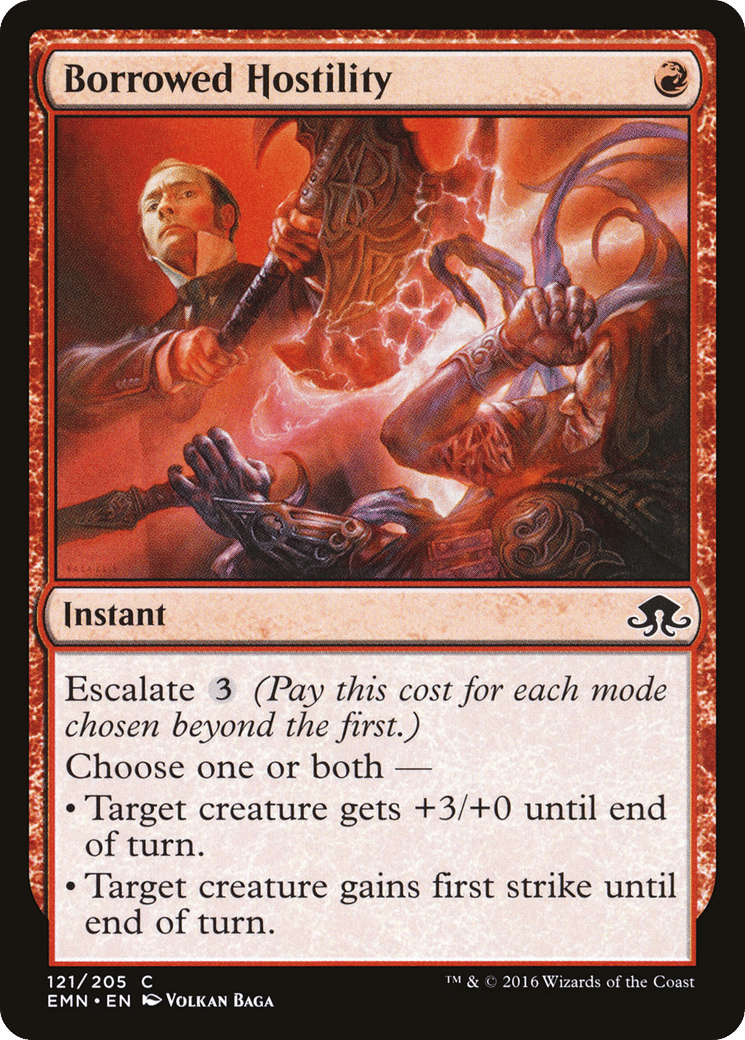 Borrowed Hostility — Eldritch Moon — Magic: The Gathering