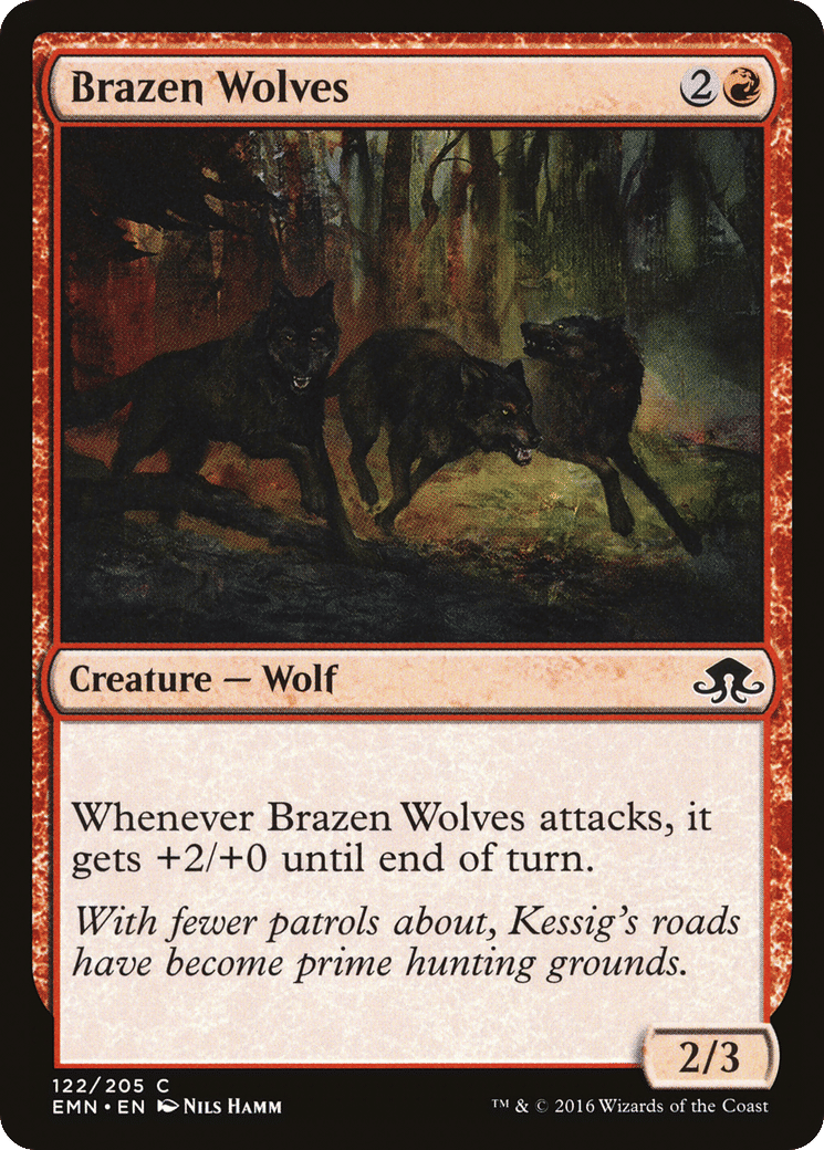 Brazen Wolves — Eldritch Moon — Magic: The Gathering