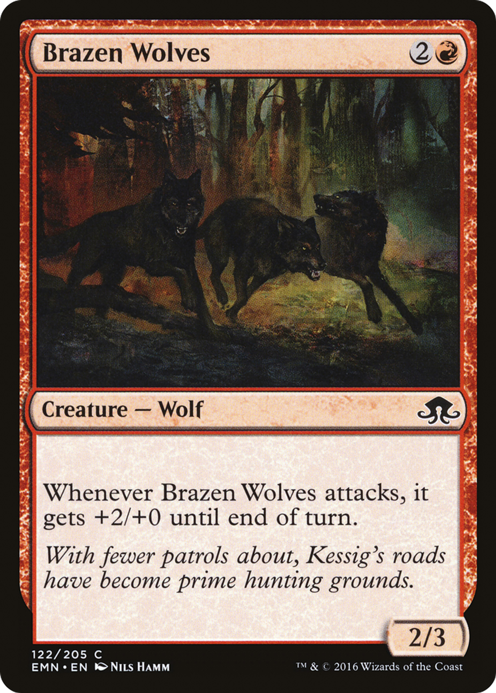 Brazen Wolves — Eldritch Moon — Magic: The Gathering