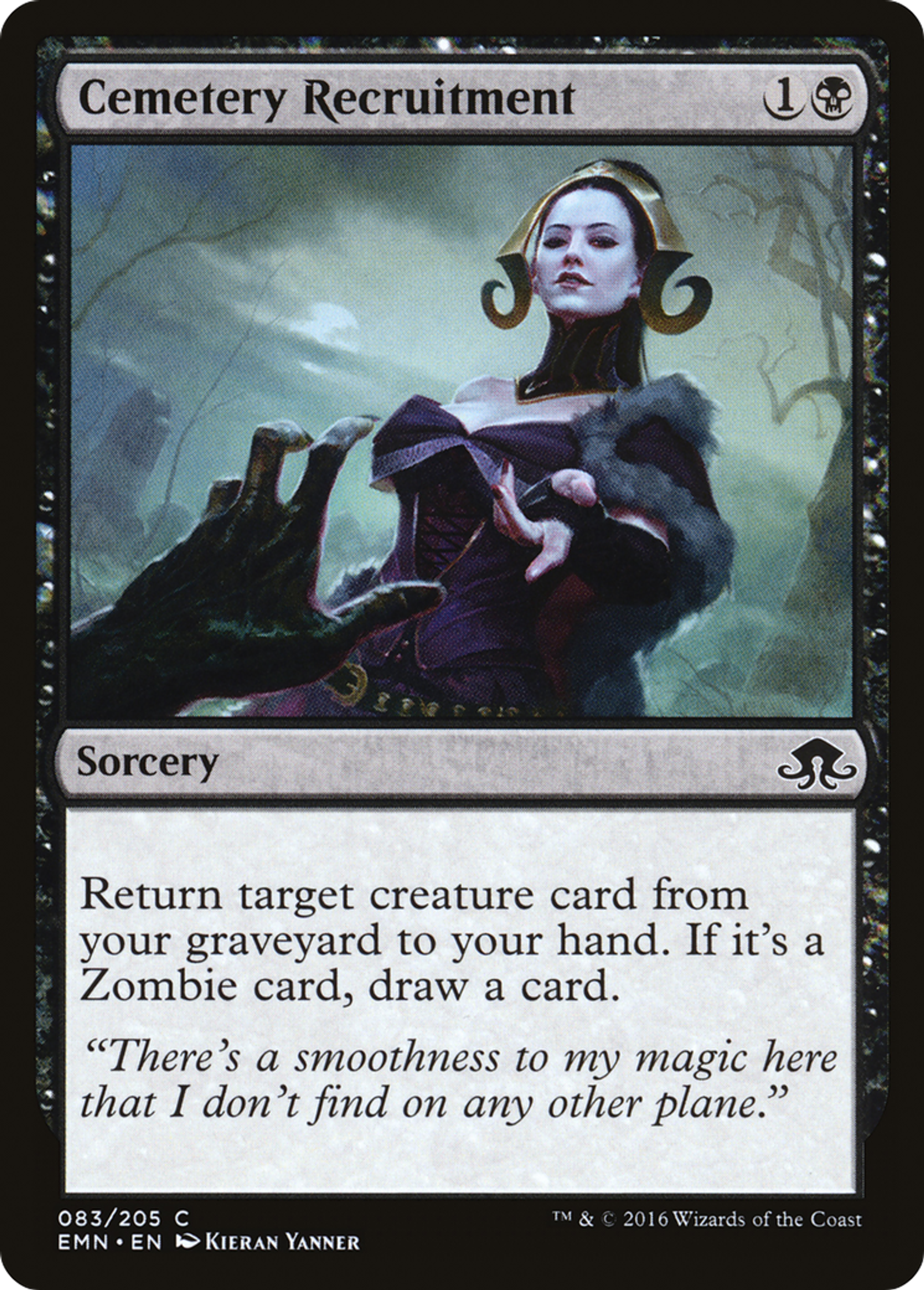 Cemetery Recruitment — Eldritch Moon — Magic: The Gathering