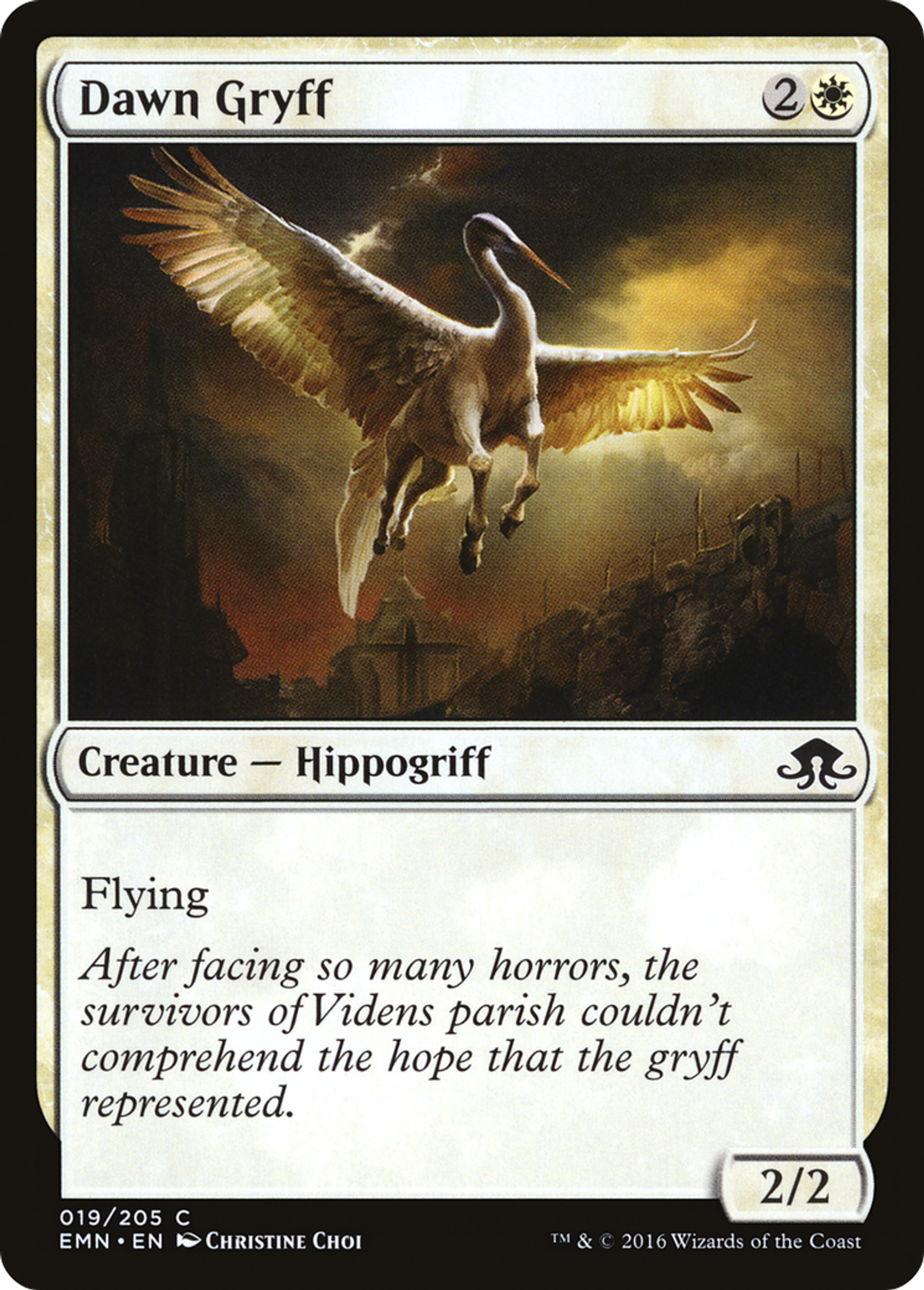 Gryff de l'aube — Eldritch Moon — Magic: The Gathering