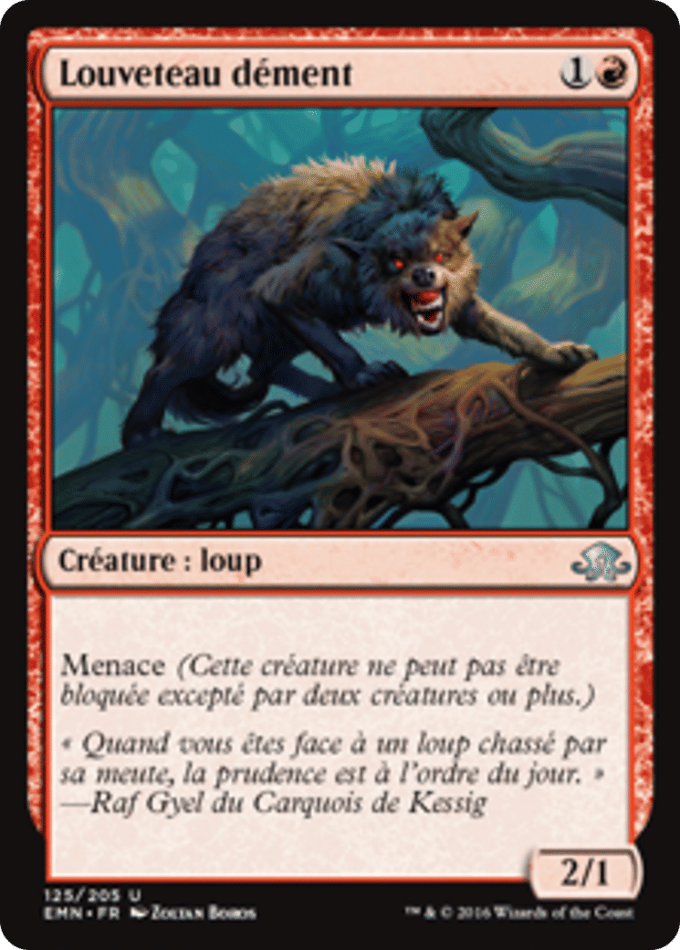 Louveteau dément — Eldritch Moon — Magic: The Gathering