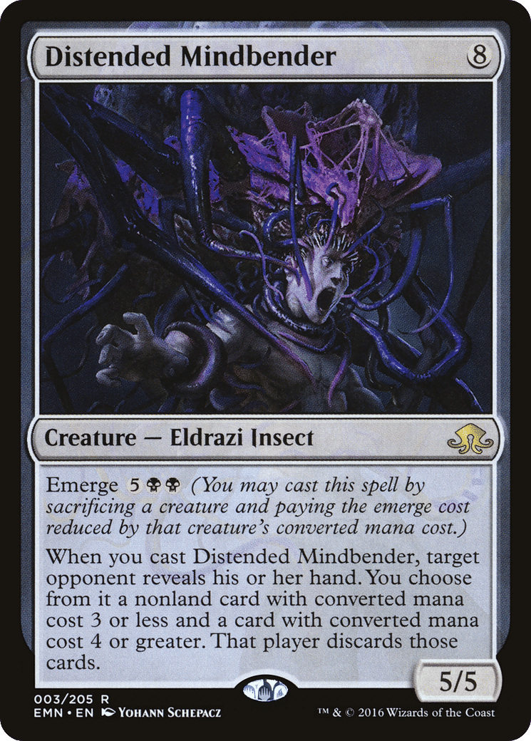 Distended Mindbender — Eldritch Moon — Magic: The Gathering