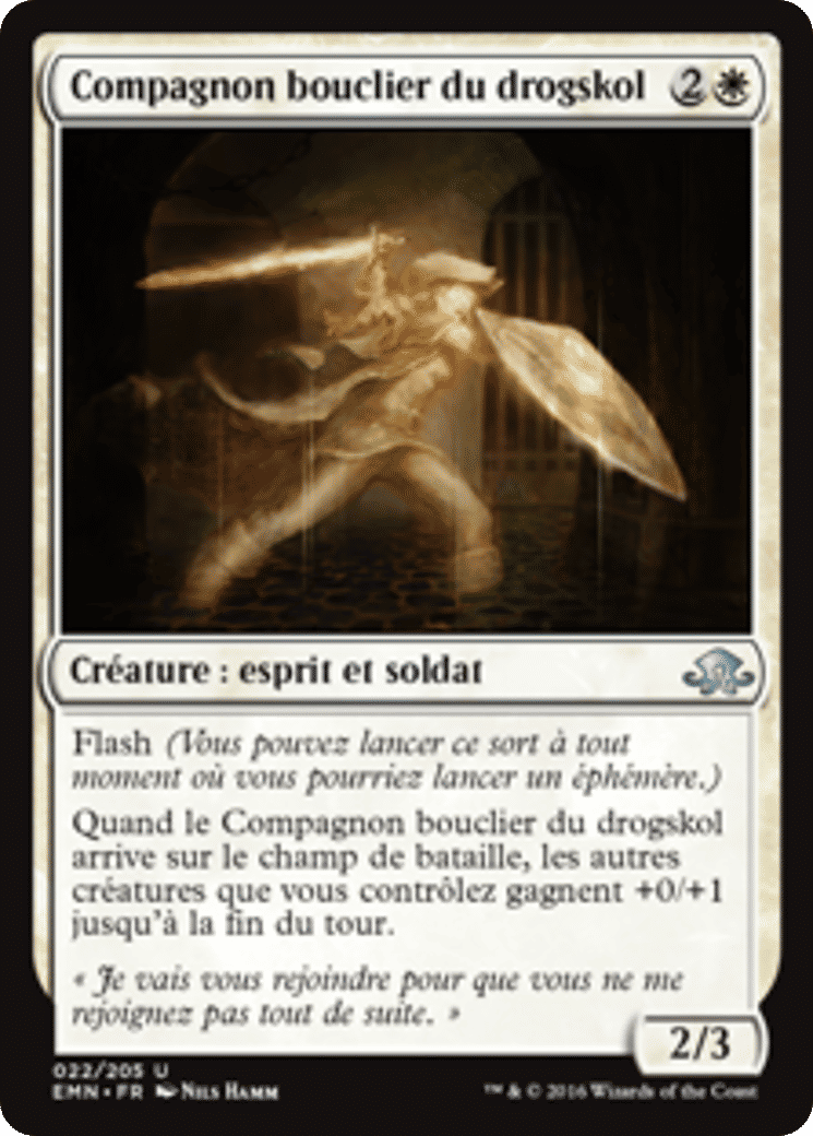 Compagnon bouclier du drogskol — Eldritch Moon — Magic: The Gathering