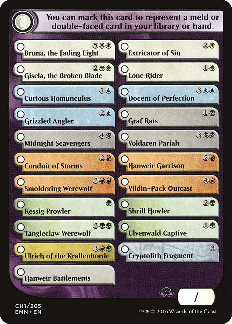 Eldritch Moon Checklist — Eldritch Moon — Magic: The Gathering