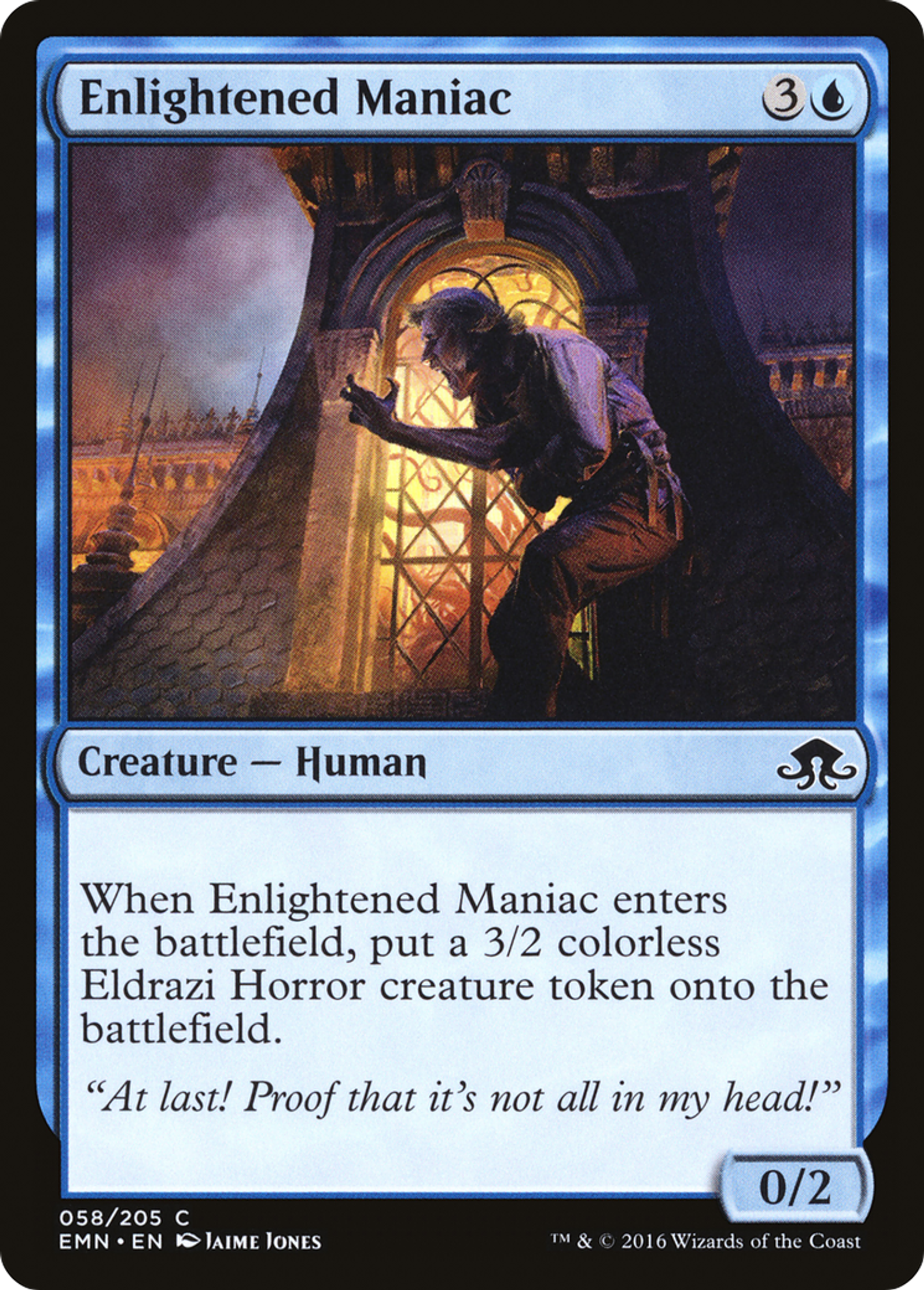 Enlightened Maniac — Eldritch Moon — Magic: The Gathering