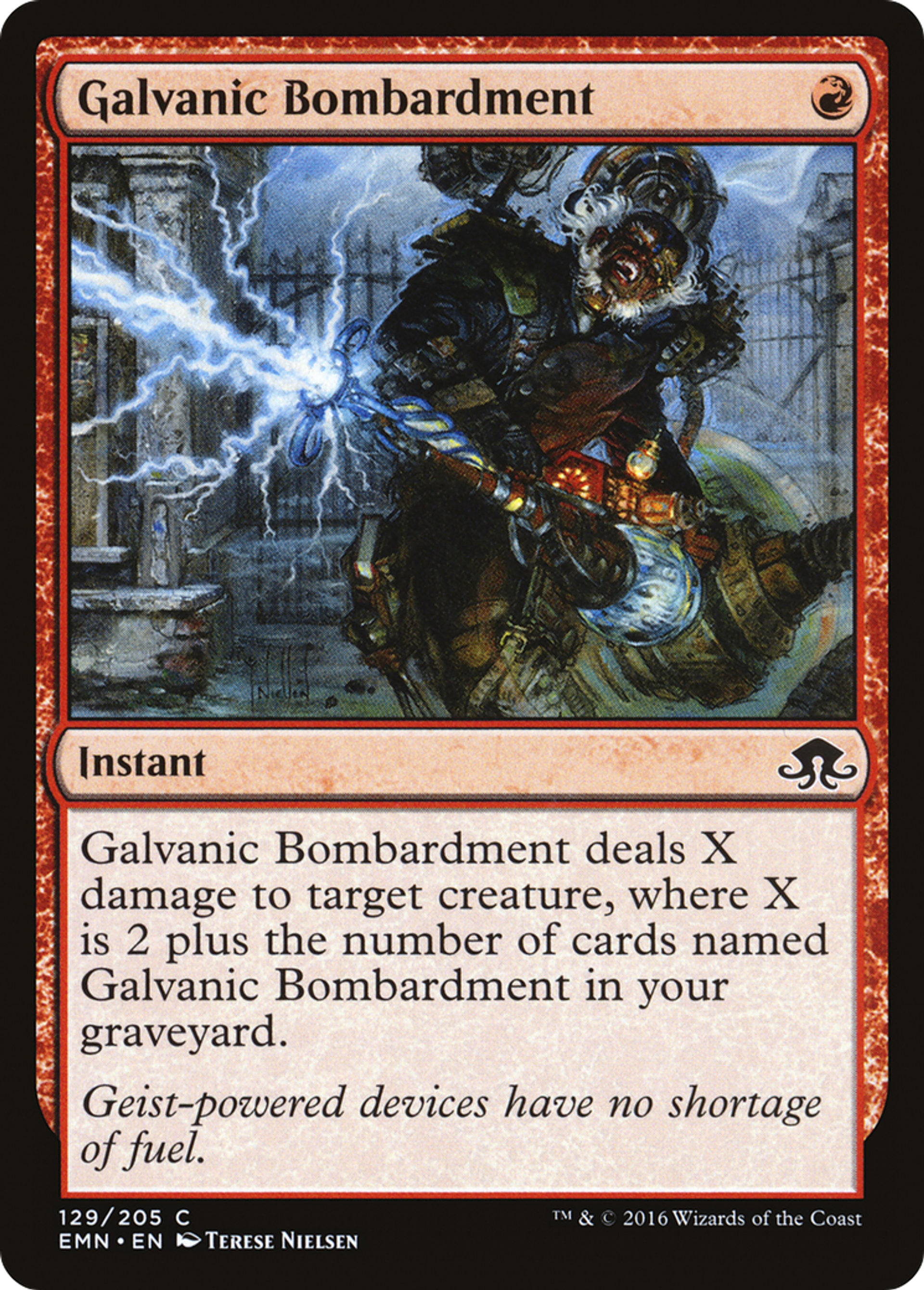 Bombardement galvanique — Eldritch Moon — Magic: The Gathering