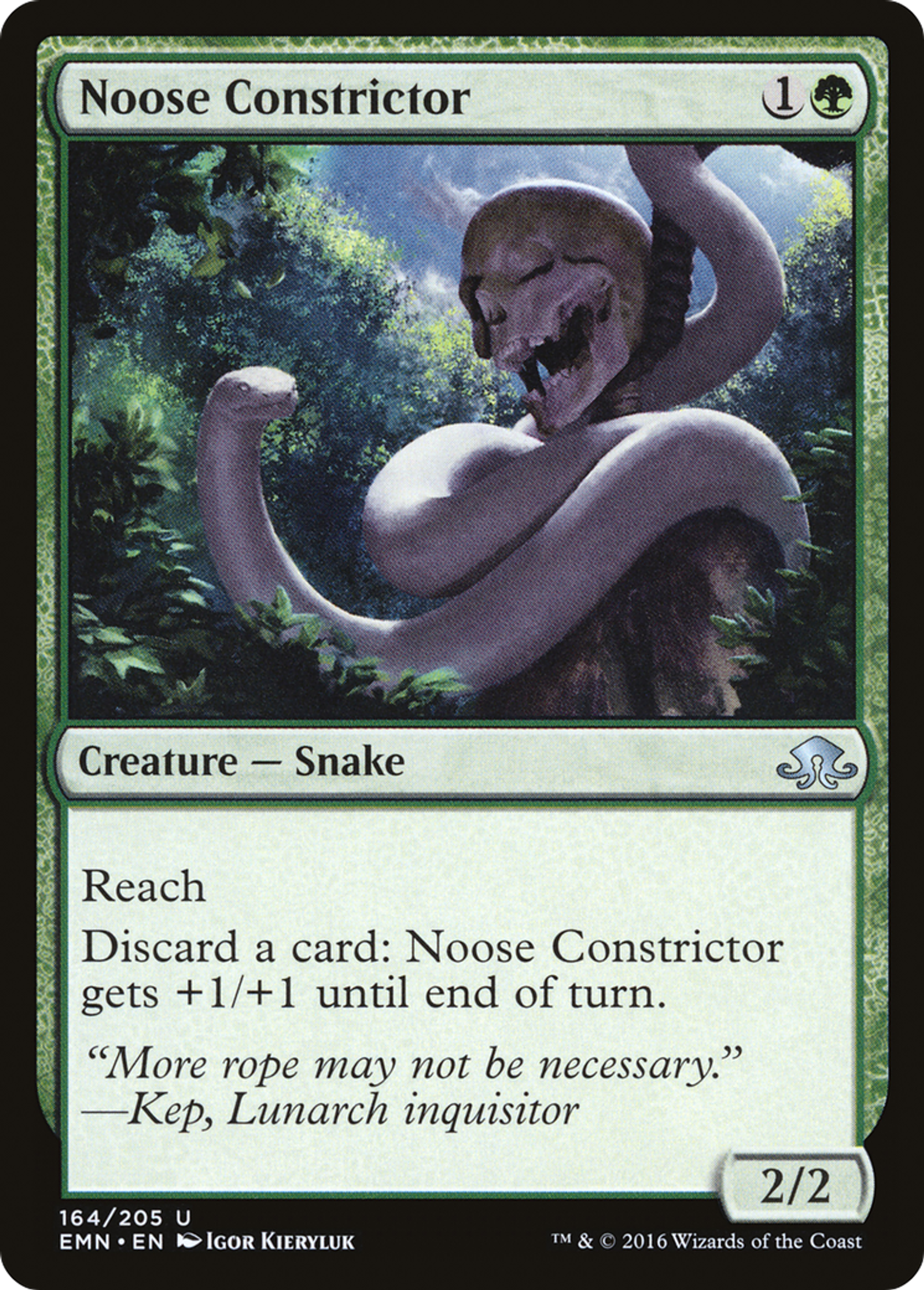 Noose Constrictor — Eldritch Moon — Magic: The Gathering