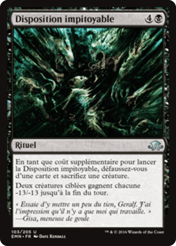 Disposition impitoyable — Eldritch Moon — Magic: The Gathering