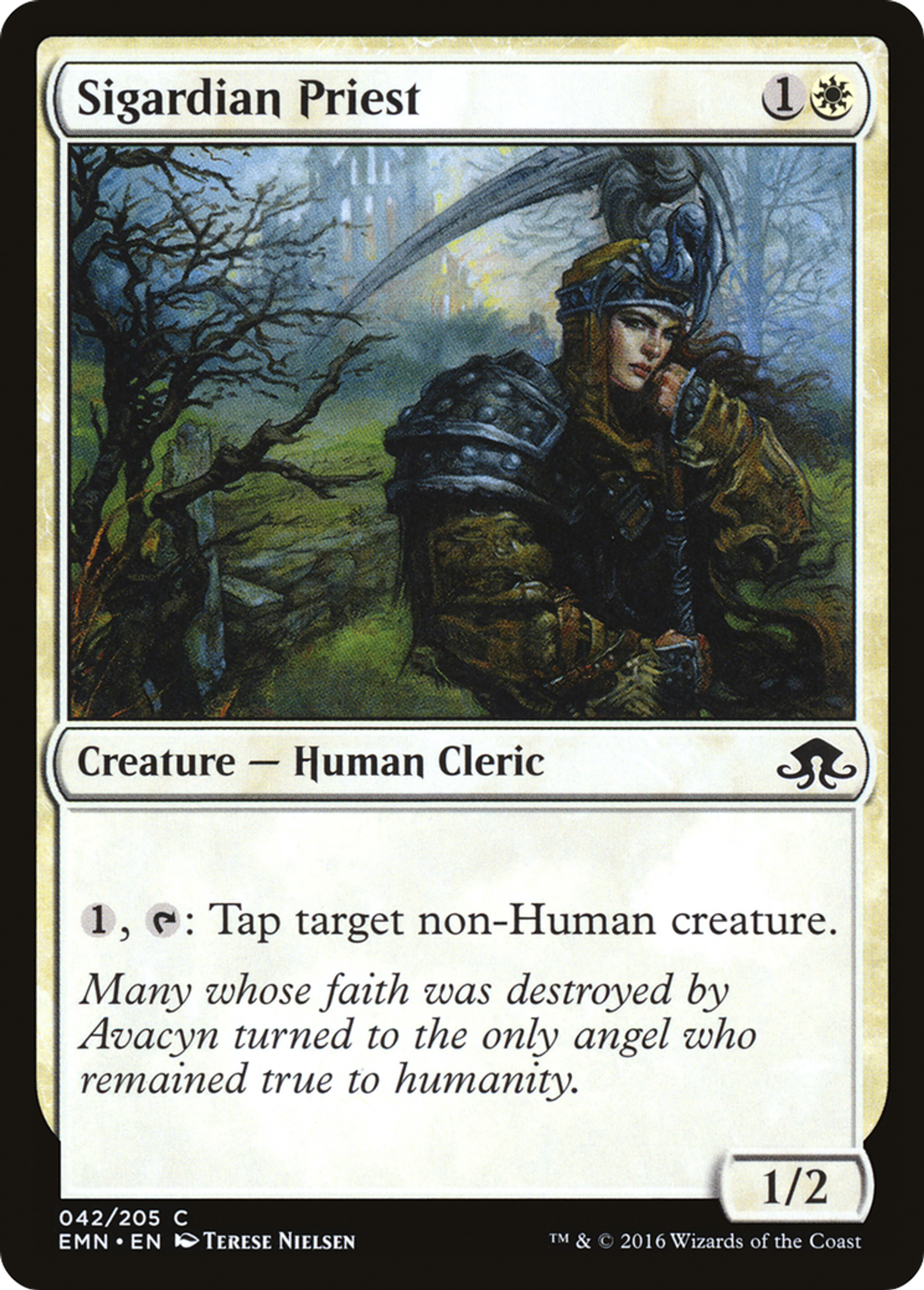 Prêtresse sigardienne — Eldritch Moon — Magic: The Gathering
