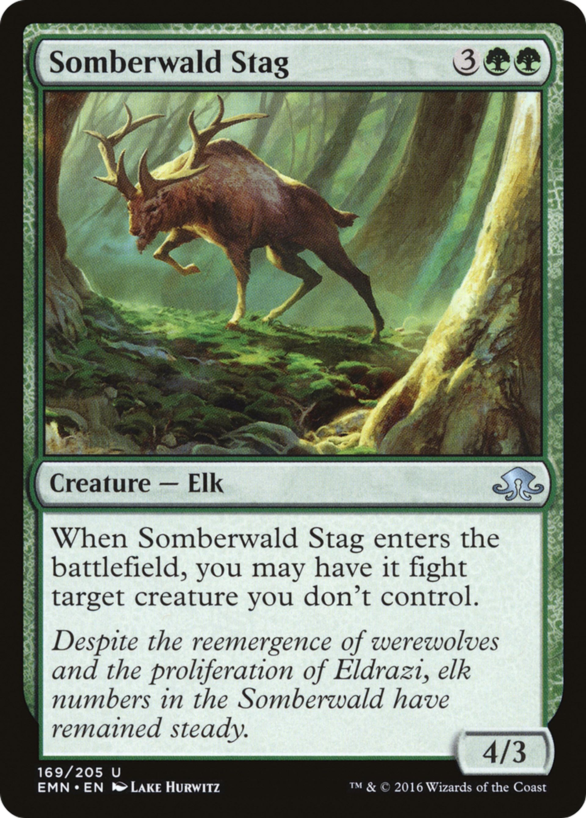 Cerf de Somberwald — Eldritch Moon — Magic: The Gathering