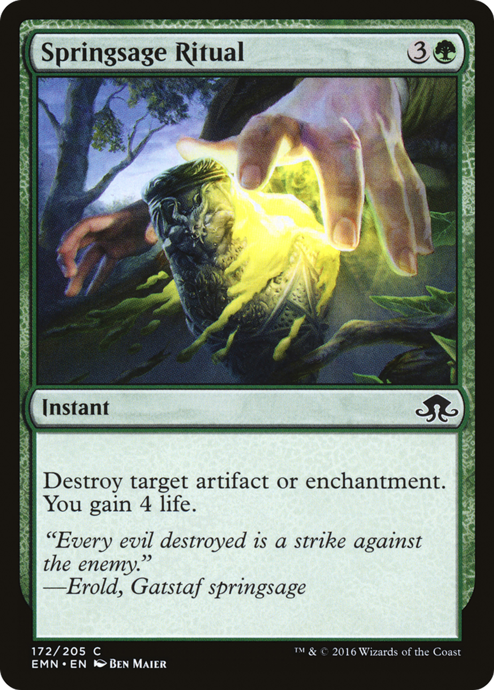 Rituel du sage du printemps — Eldritch Moon — Magic: The Gathering