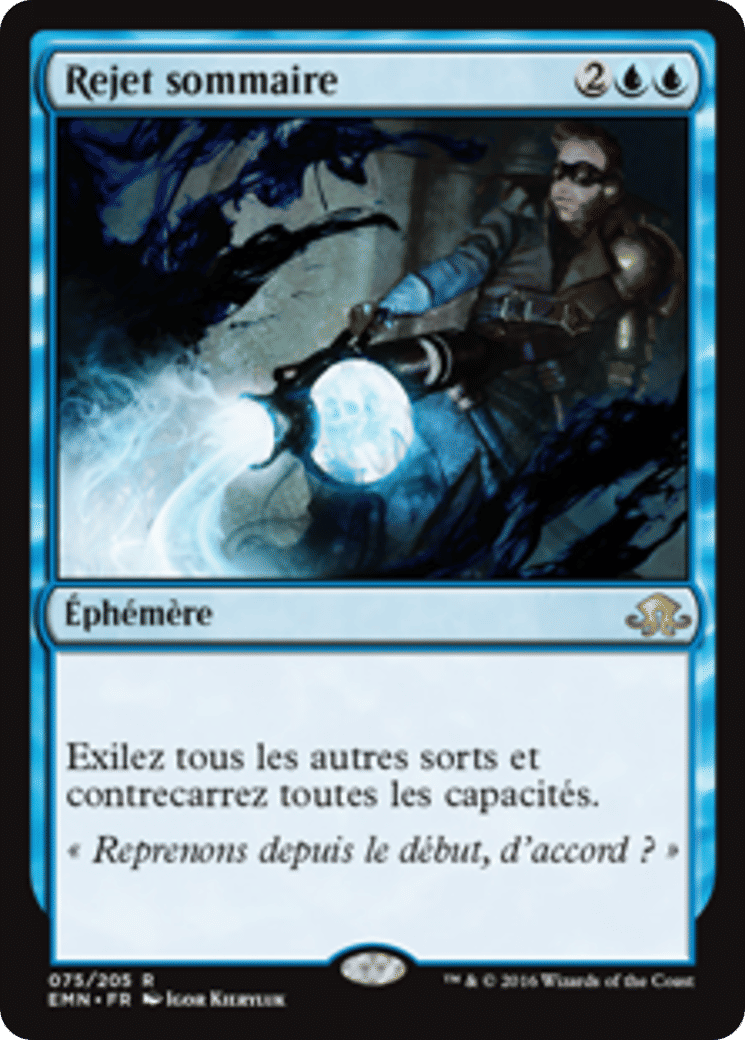 Rejet sommaire — Eldritch Moon — Magic: The Gathering
