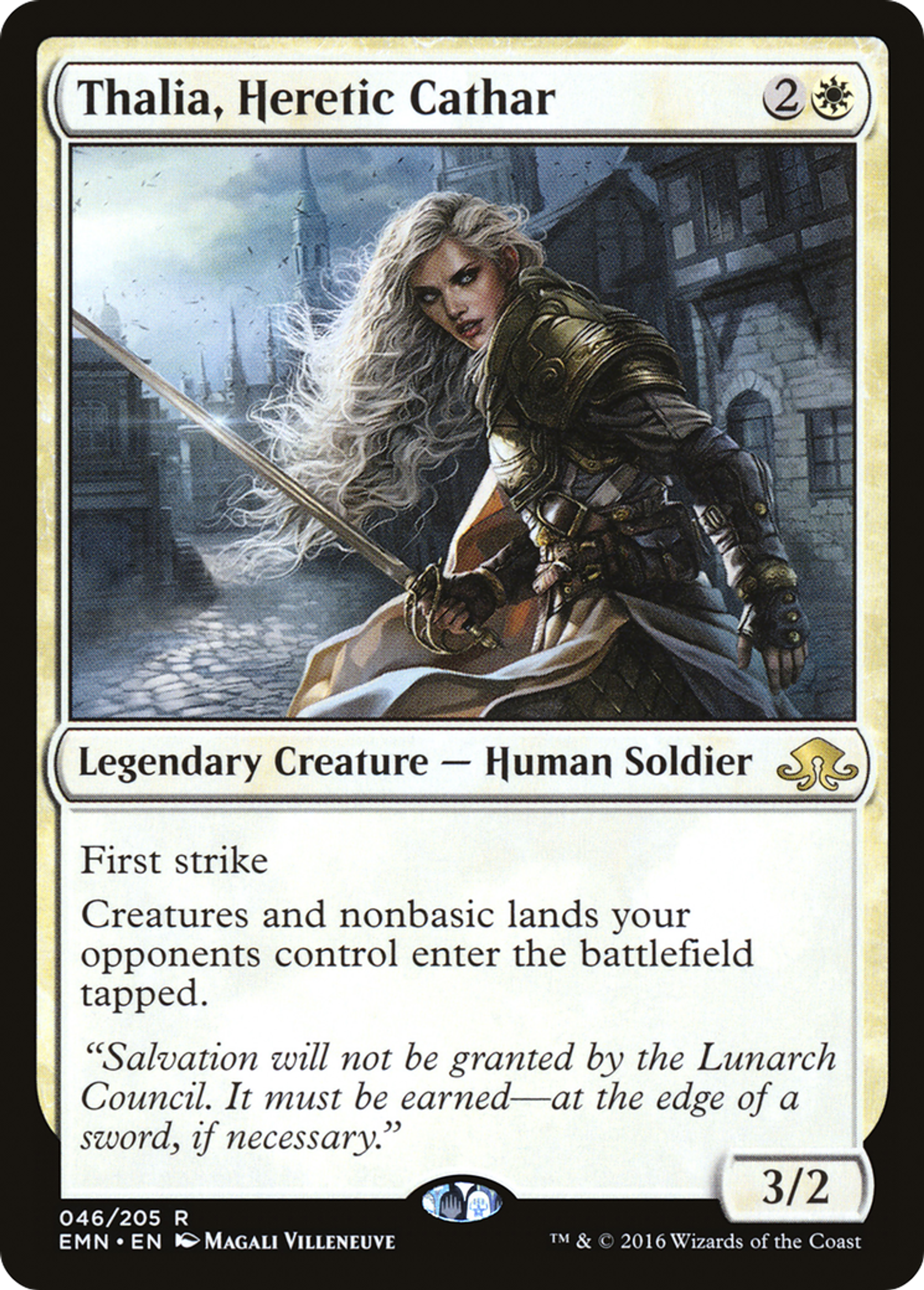 Thalia, Heretic Cathar — Eldritch Moon — Magic: The Gathering
