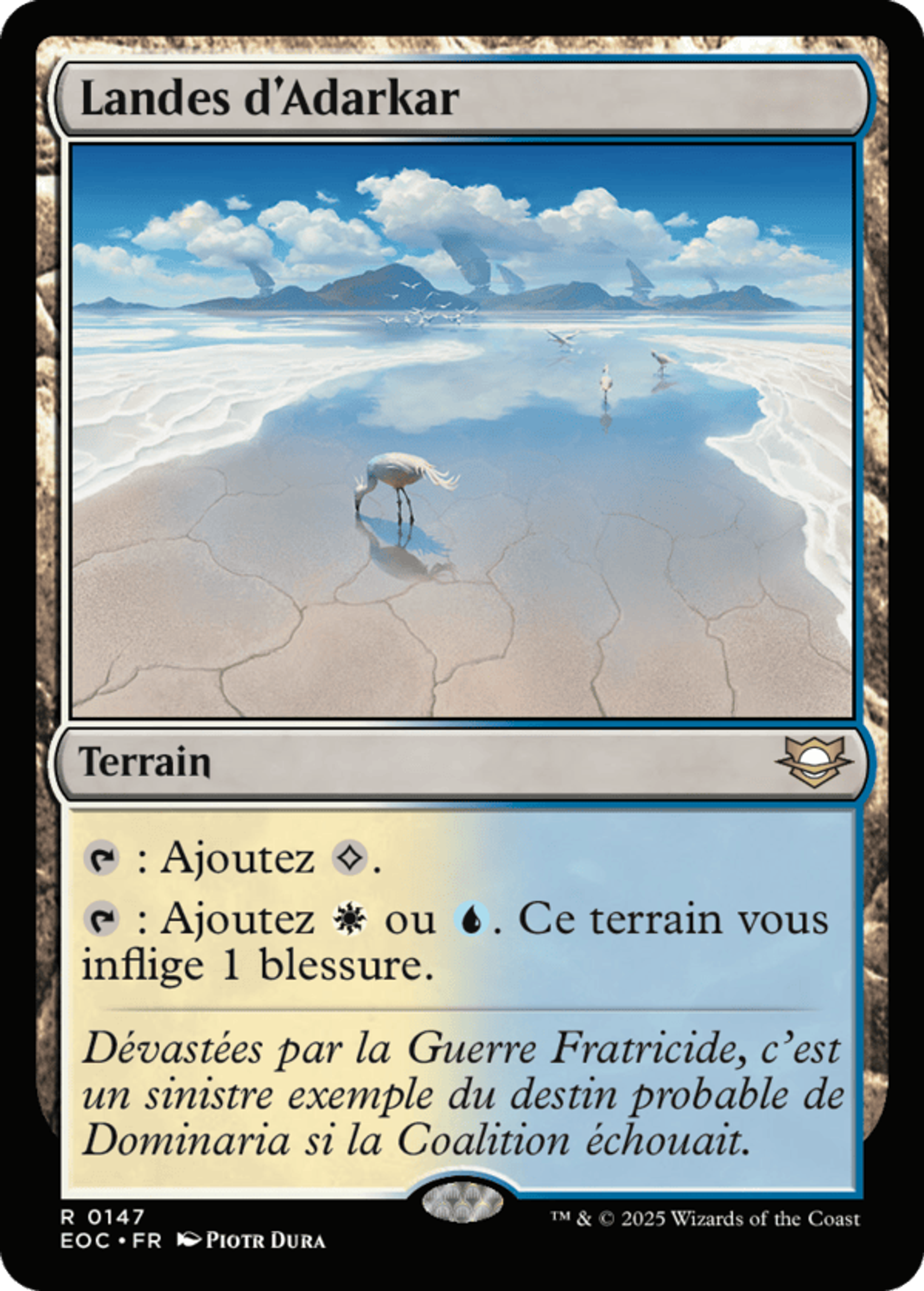 Landes d'Adarkar — Edge of Eternities Commander — Magic: The Gathering