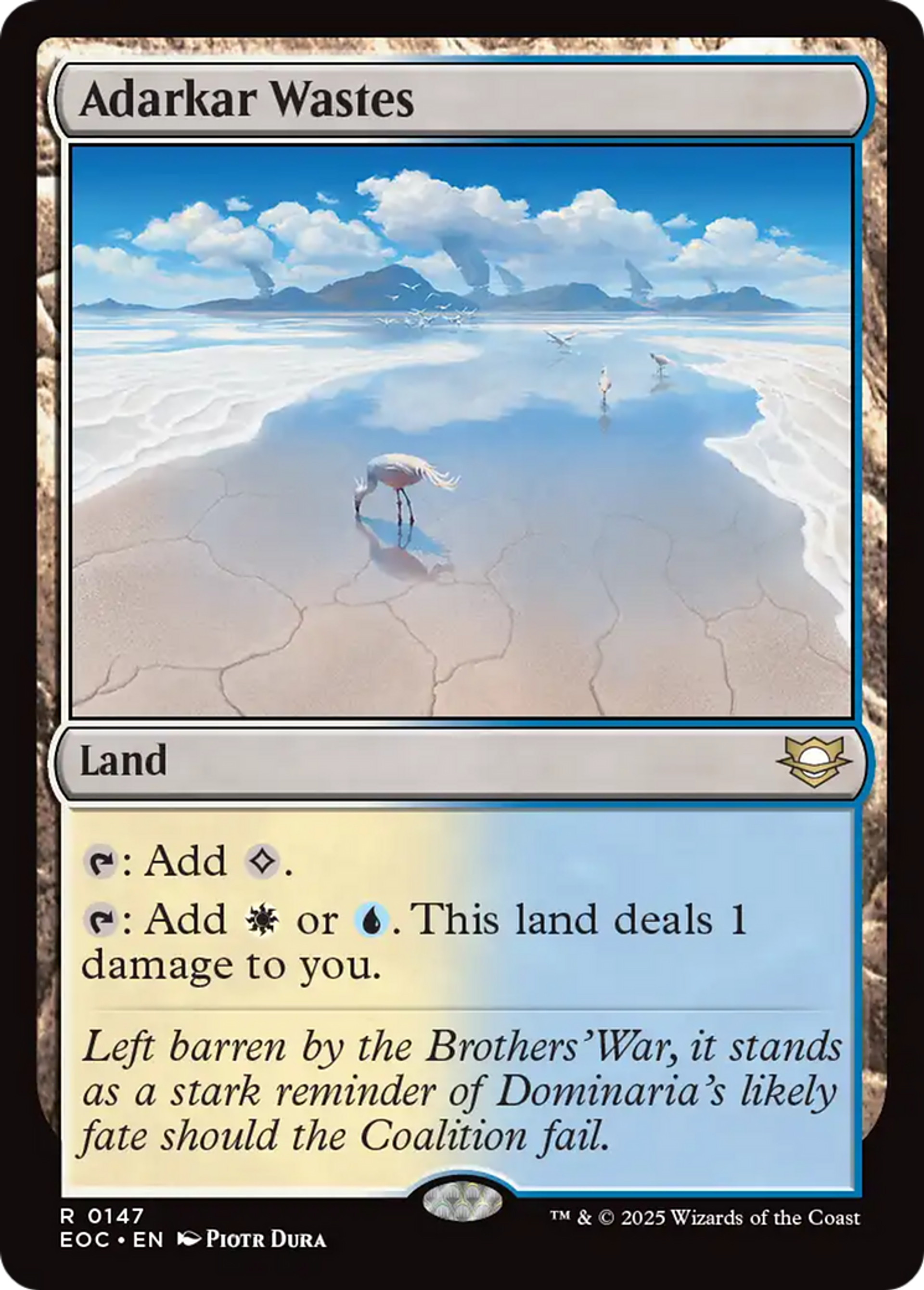 Adarkar Wastes — Edge of Eternities Commander — Magic: The Gathering