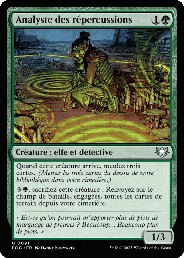 Analyste des répercussions — Edge of Eternities Commander — Magic: The Gathering