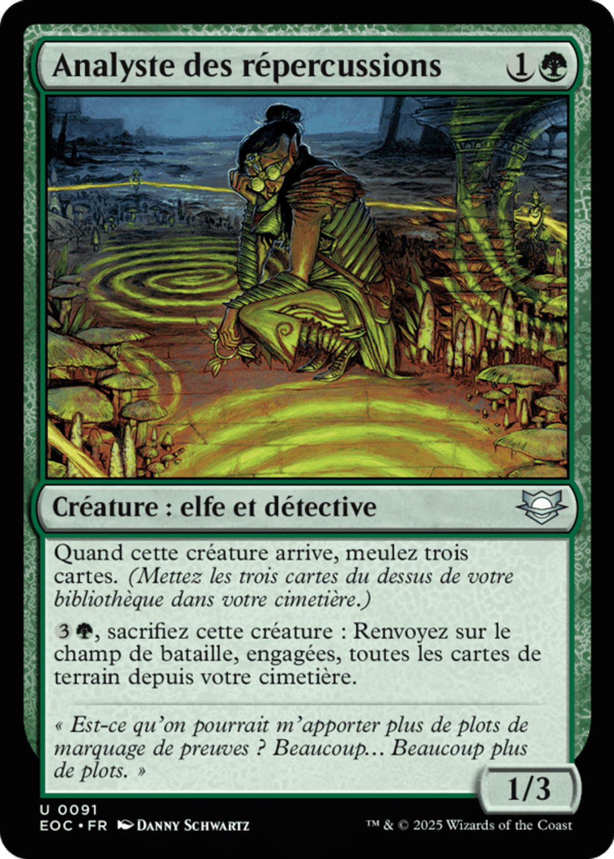 Analyste des répercussions from Edge of Eternities Commander - Magic: The Gathering