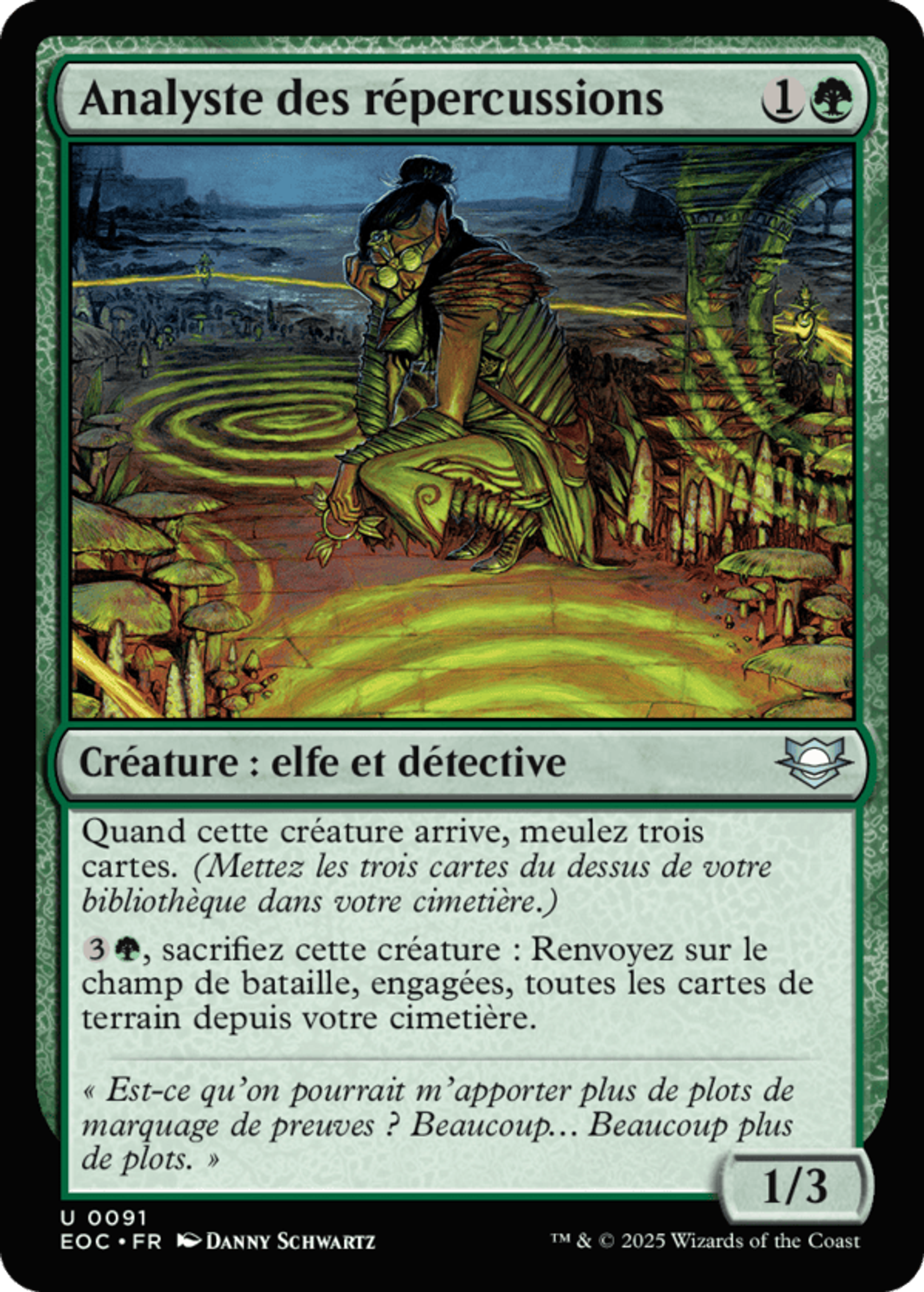 Analyste des répercussions — Edge of Eternities Commander — Magic: The Gathering