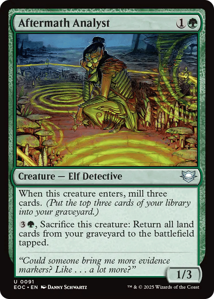 Analyste des répercussions — Edge of Eternities Commander — Magic: The Gathering