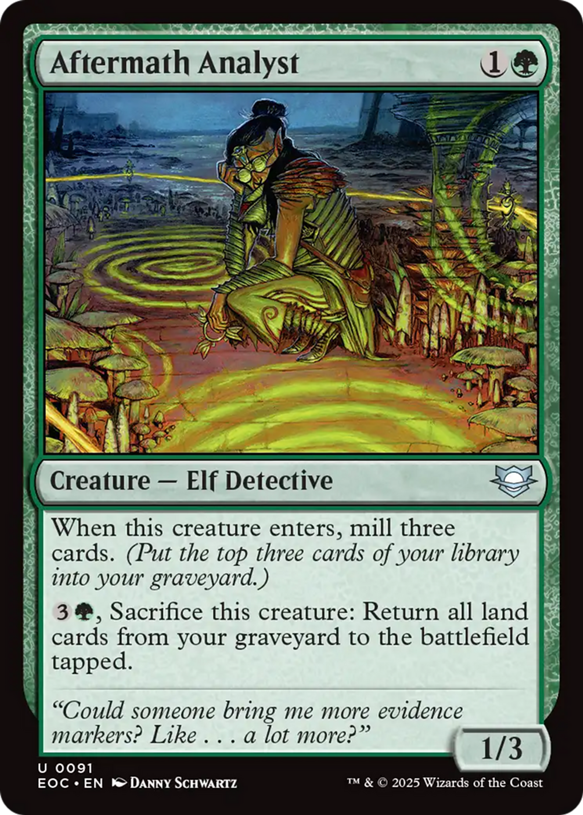 Aftermath Analyst — Edge of Eternities Commander — Magic: The Gathering