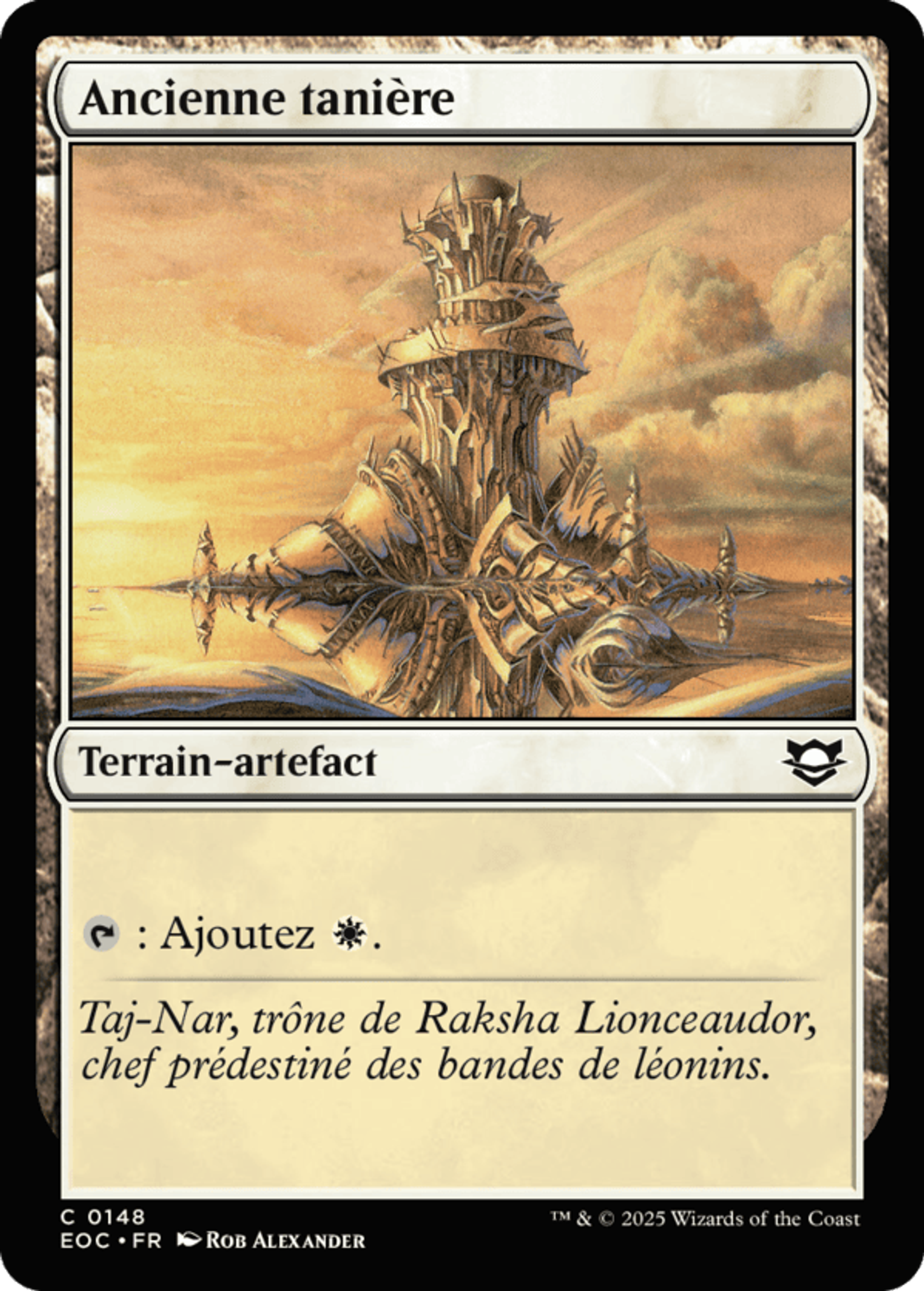 Ancienne tanière — Edge of Eternities Commander — Magic: The Gathering