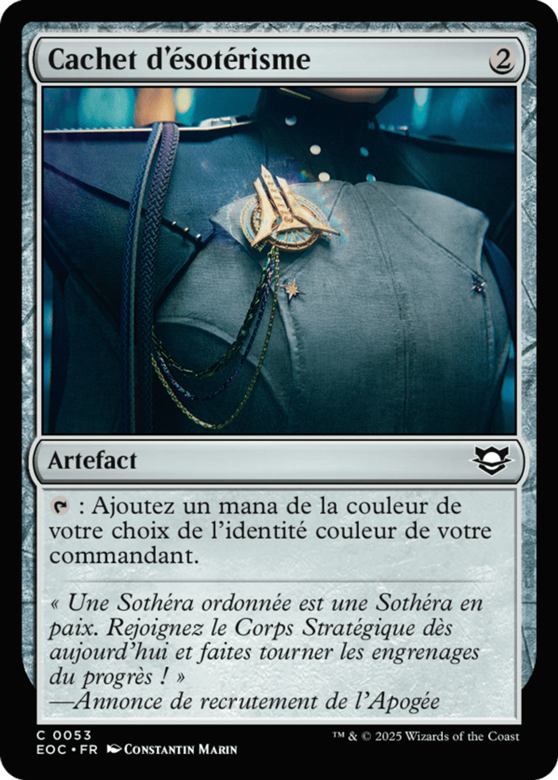Cachet d'ésotérisme — Edge of Eternities Commander — Magic: The Gathering