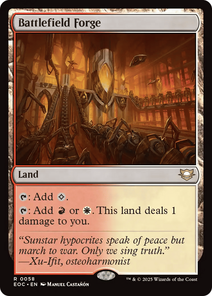 Battlefield Forge — Edge of Eternities Commander — Magic: The Gathering