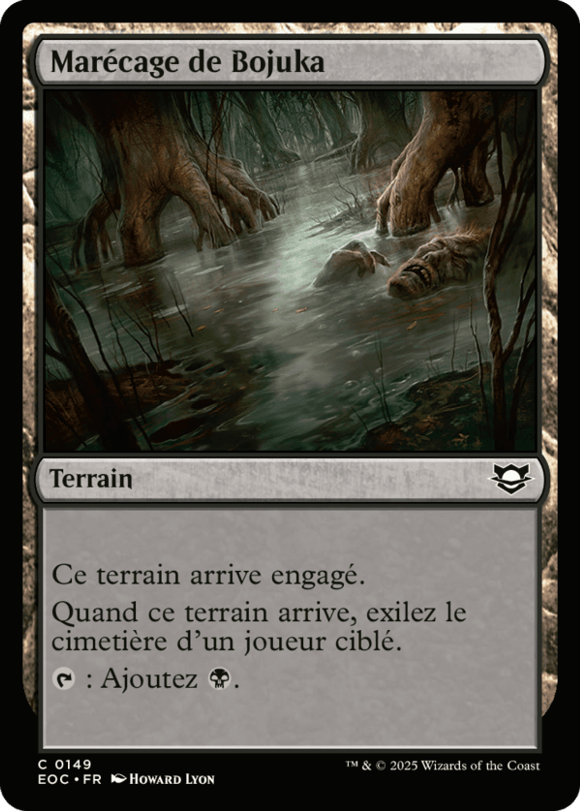 Marécage de Bojuka — Edge of Eternities Commander — Magic: The Gathering