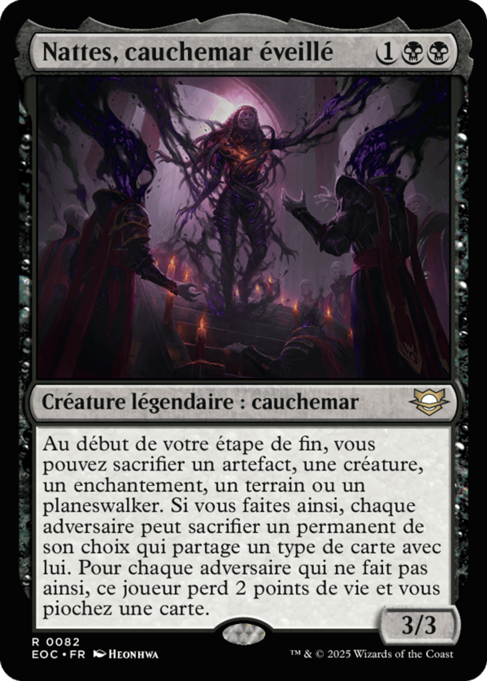 Nattes, cauchemar éveillé — Edge of Eternities Commander — Magic: The Gathering
