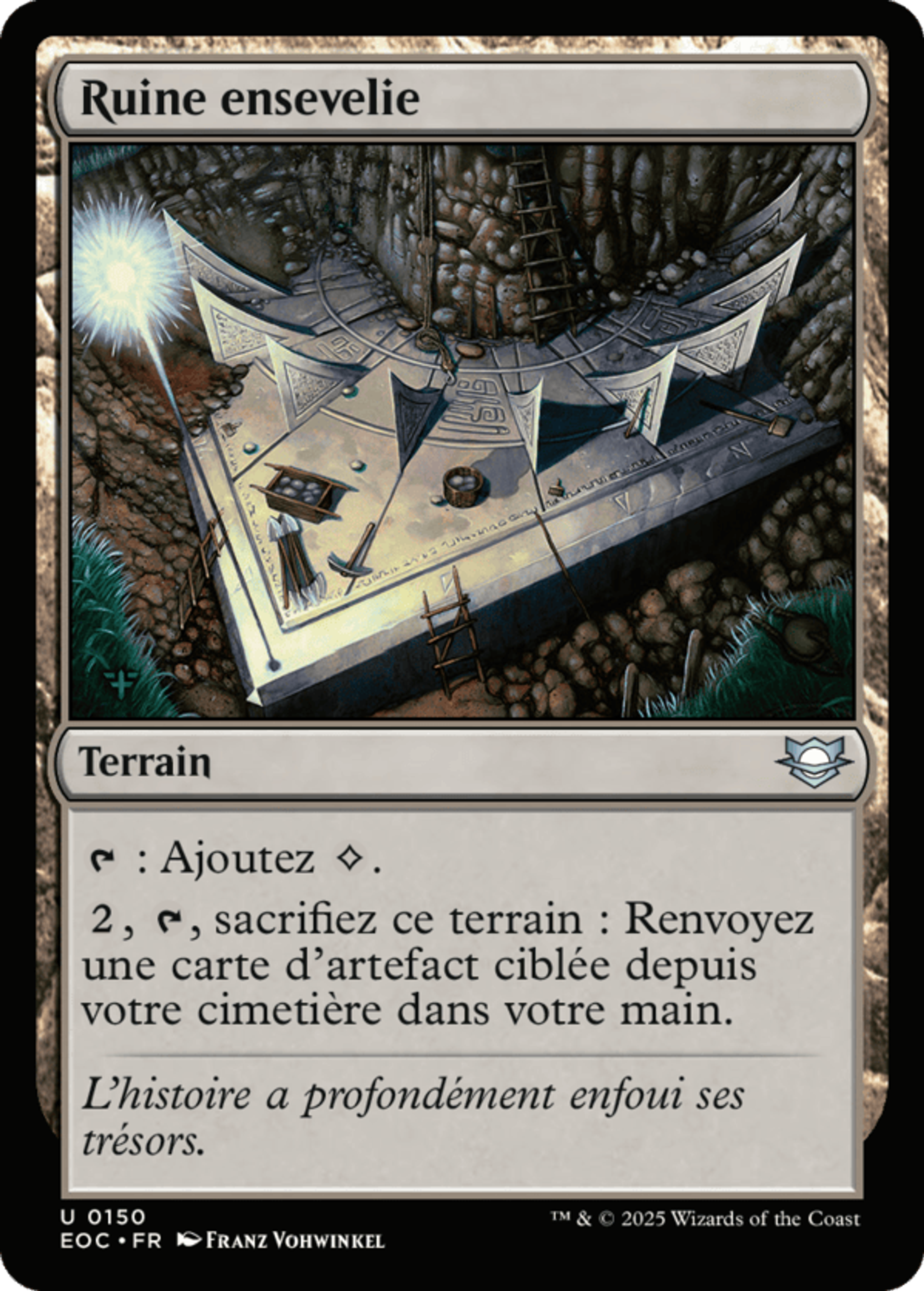 Ruine ensevelie — Edge of Eternities Commander — Magic: The Gathering