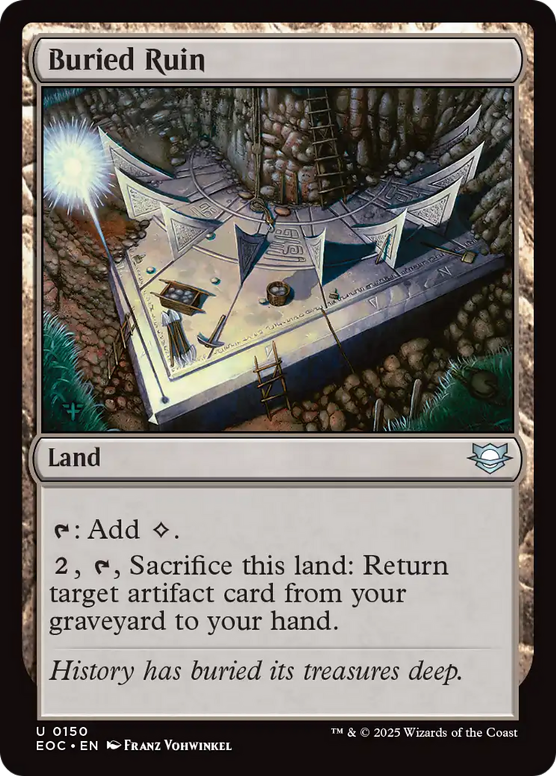 Buried Ruin — Edge of Eternities Commander — Magic: The Gathering