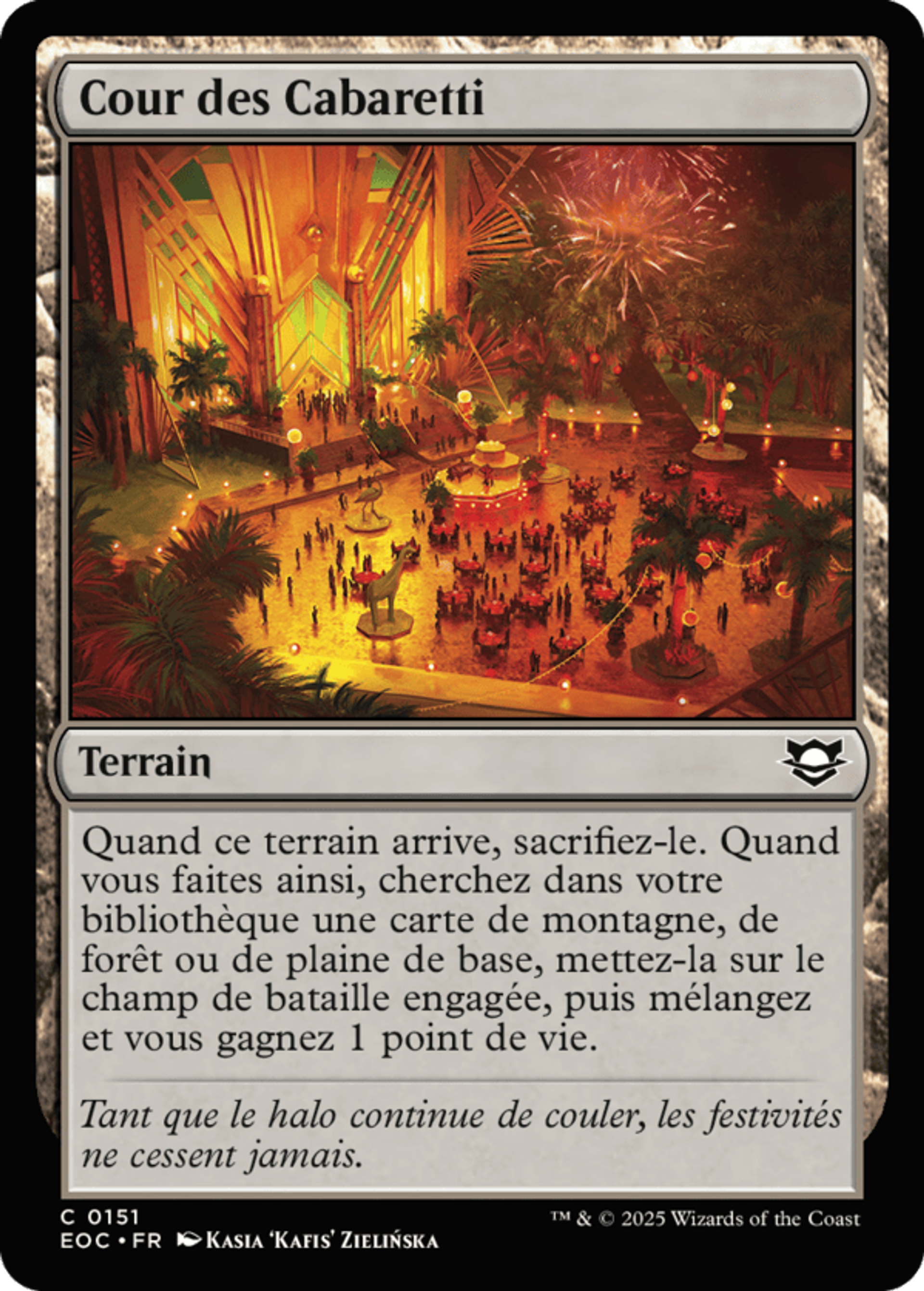 Cour des Cabaretti — Edge of Eternities Commander — Magic: The Gathering