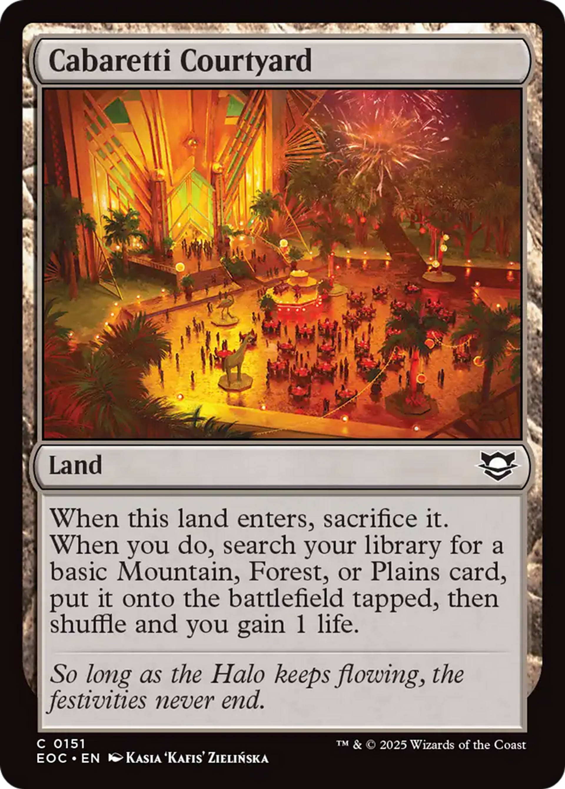 Cabaretti Courtyard — Edge of Eternities Commander — Magic: The Gathering