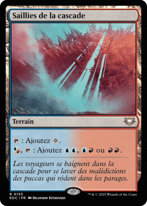 Saillies de la cascade — Edge of Eternities Commander — Magic: The Gathering