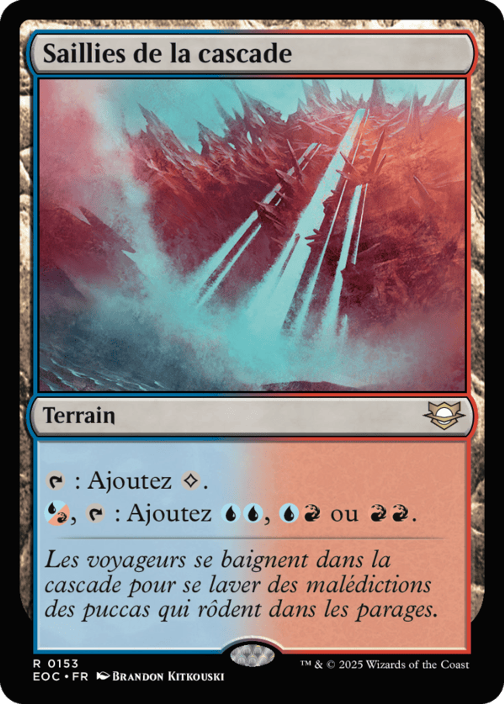Saillies de la cascade — Edge of Eternities Commander — Magic: The Gathering