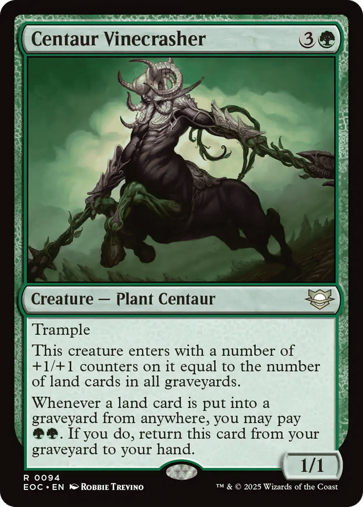 Centaur Vinecrasher — Edge of Eternities Commander — Magic: The Gathering