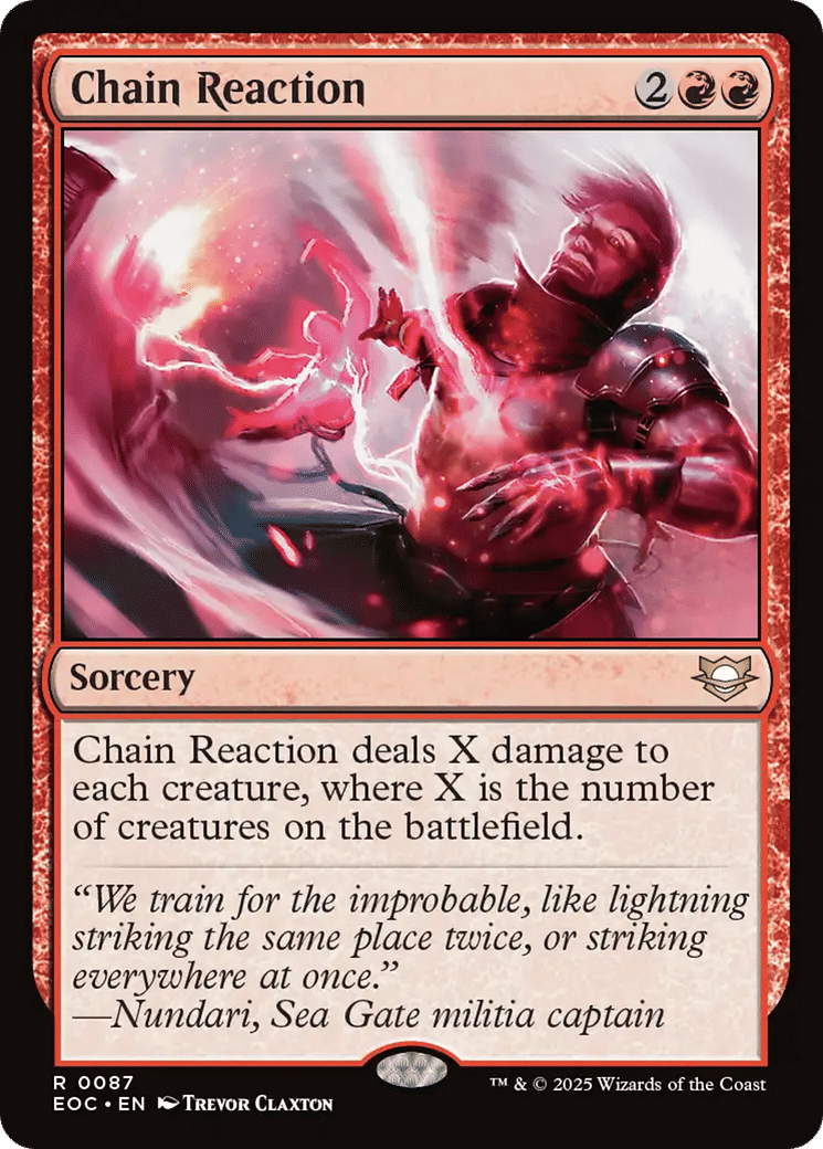 Chain Reaction — Edge of Eternities Commander — Magic: The Gathering