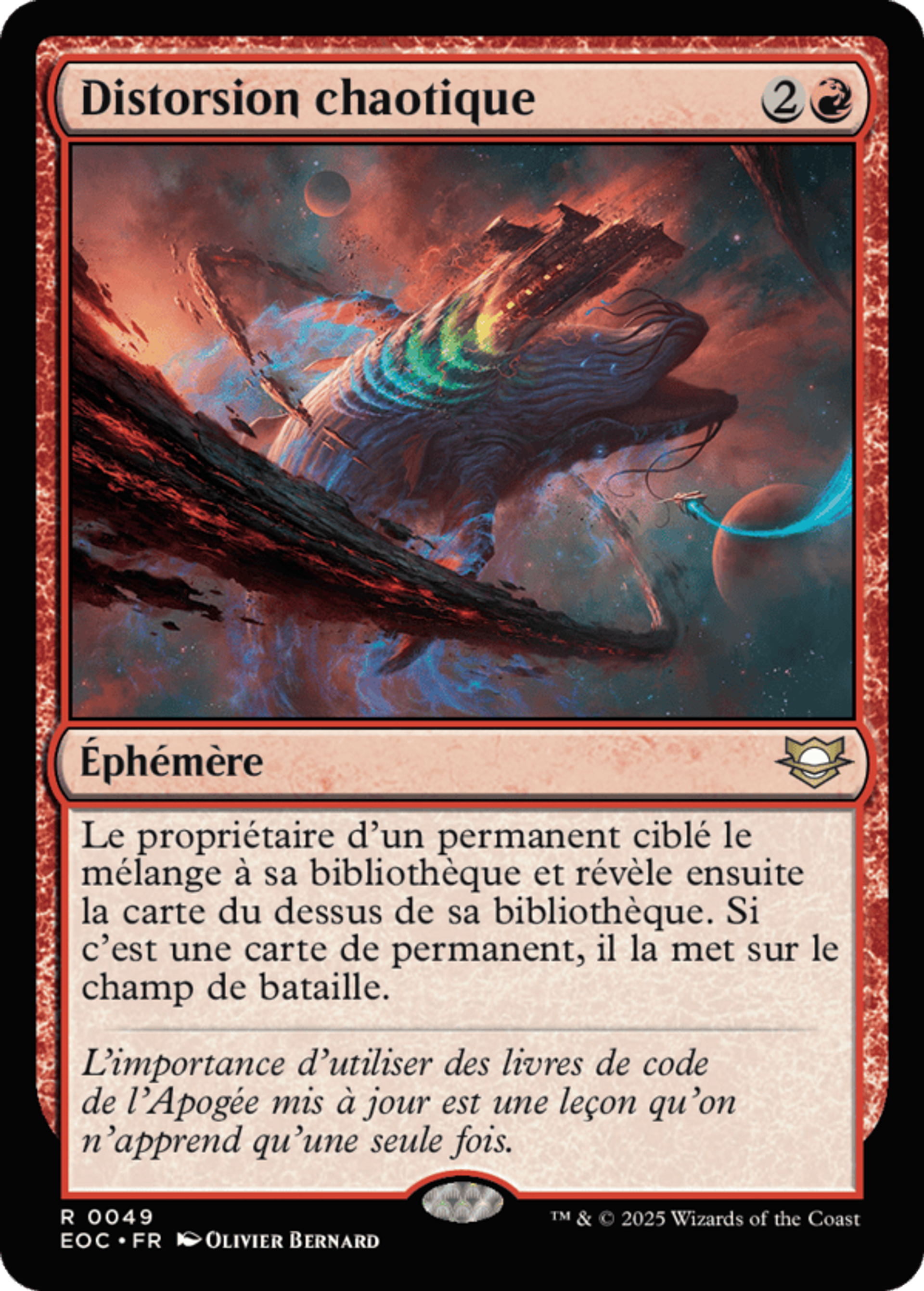 Distorsion chaotique — Edge of Eternities Commander — Magic: The Gathering