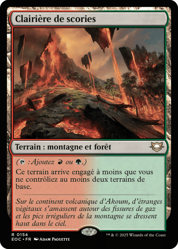 Clairière de scories — Edge of Eternities Commander — Magic: The Gathering