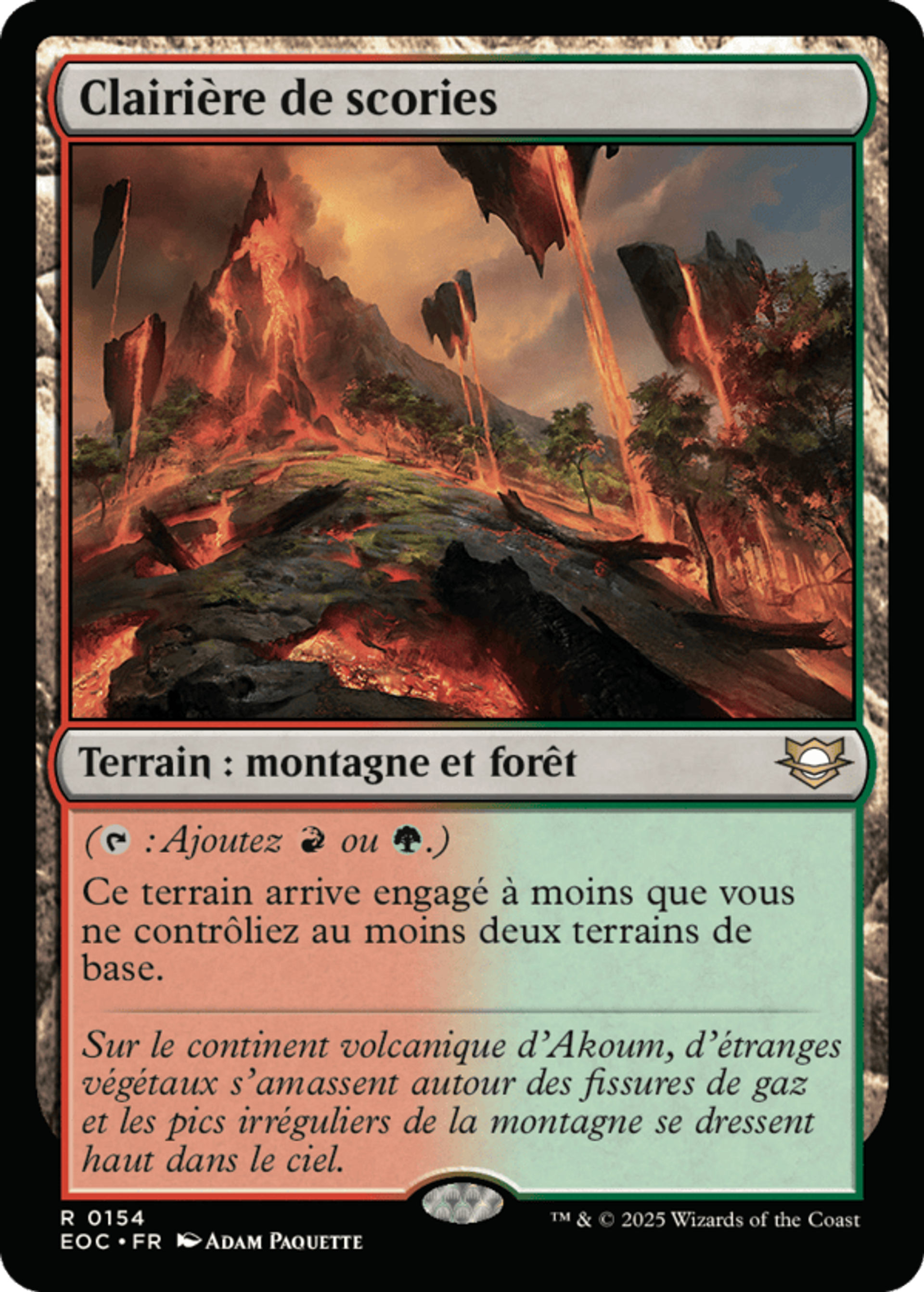 Clairière de scories — Edge of Eternities Commander — Magic: The Gathering