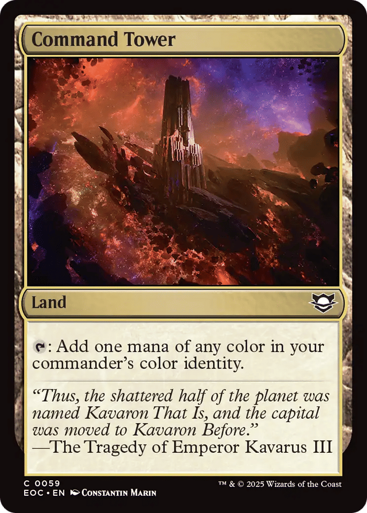 Command Tower — Edge of Eternities Commander — Magic: The Gathering