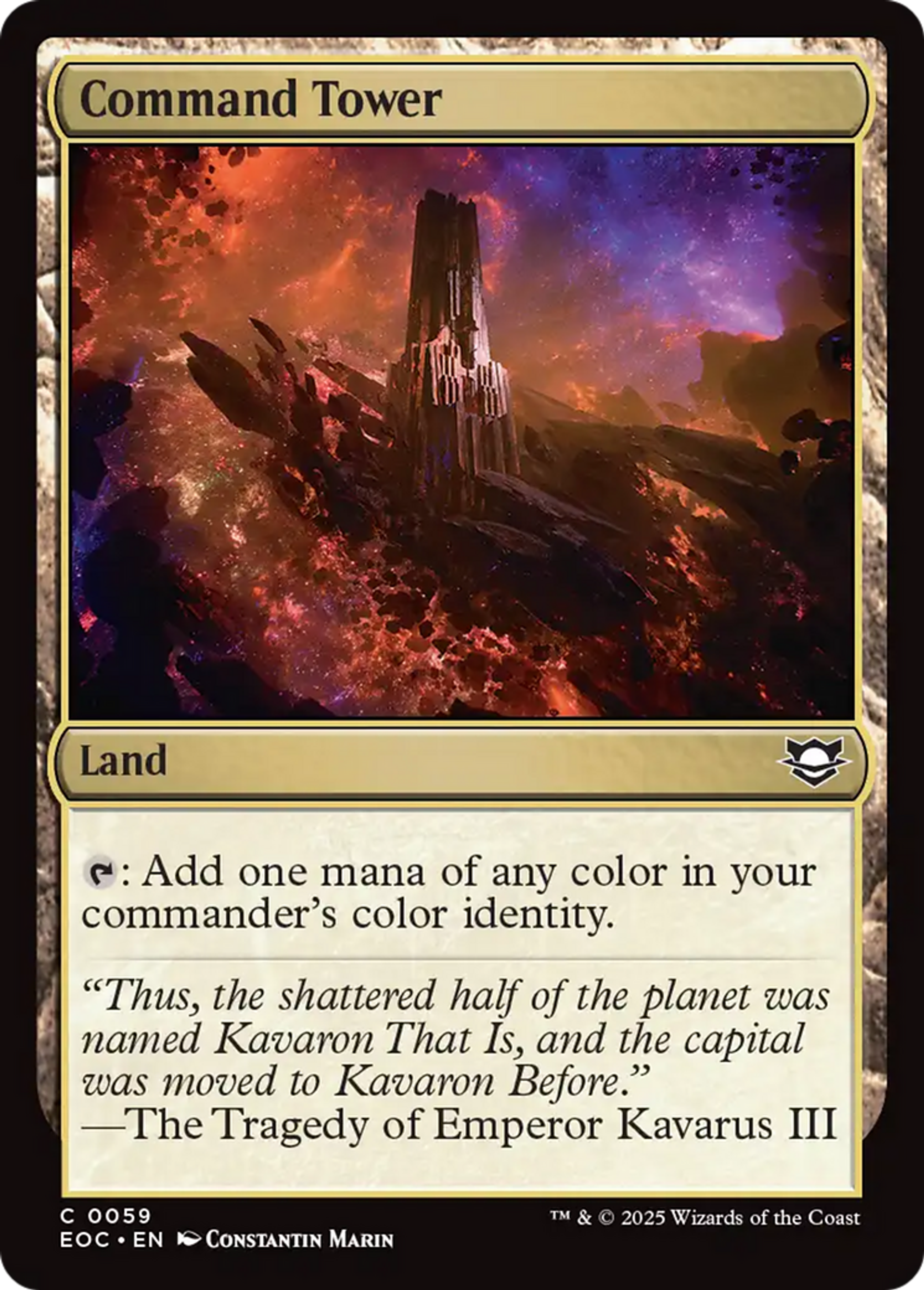 Command Tower — Edge of Eternities Commander — Magic: The Gathering