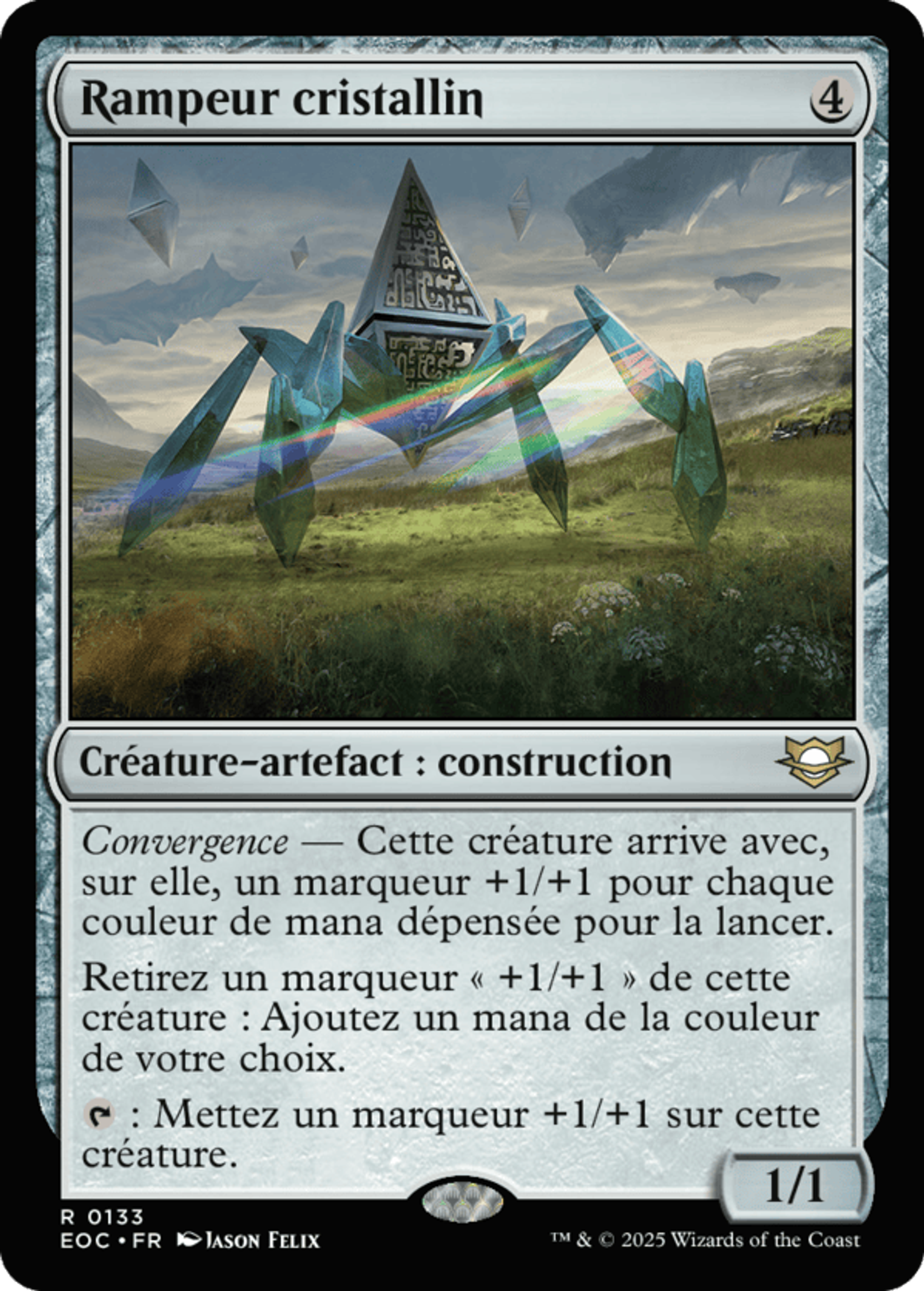 Rampeur cristallin — Edge of Eternities Commander — Magic: The Gathering