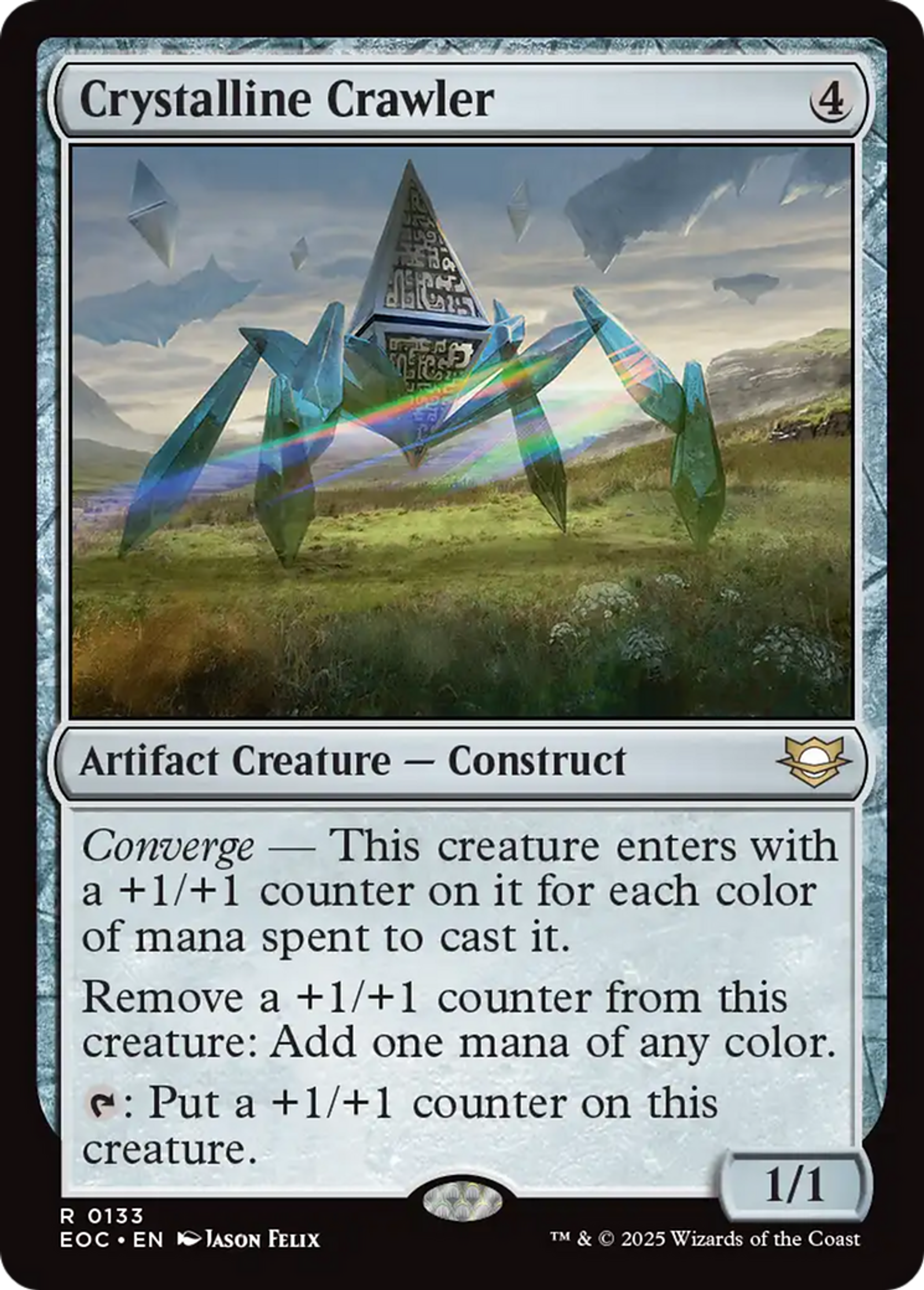 Crystalline Crawler — Edge of Eternities Commander — Magic: The Gathering