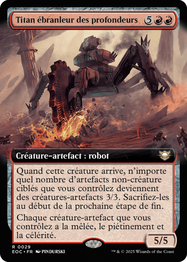 Titan ébranleur des profondeurs — Edge of Eternities Commander — Magic: The Gathering