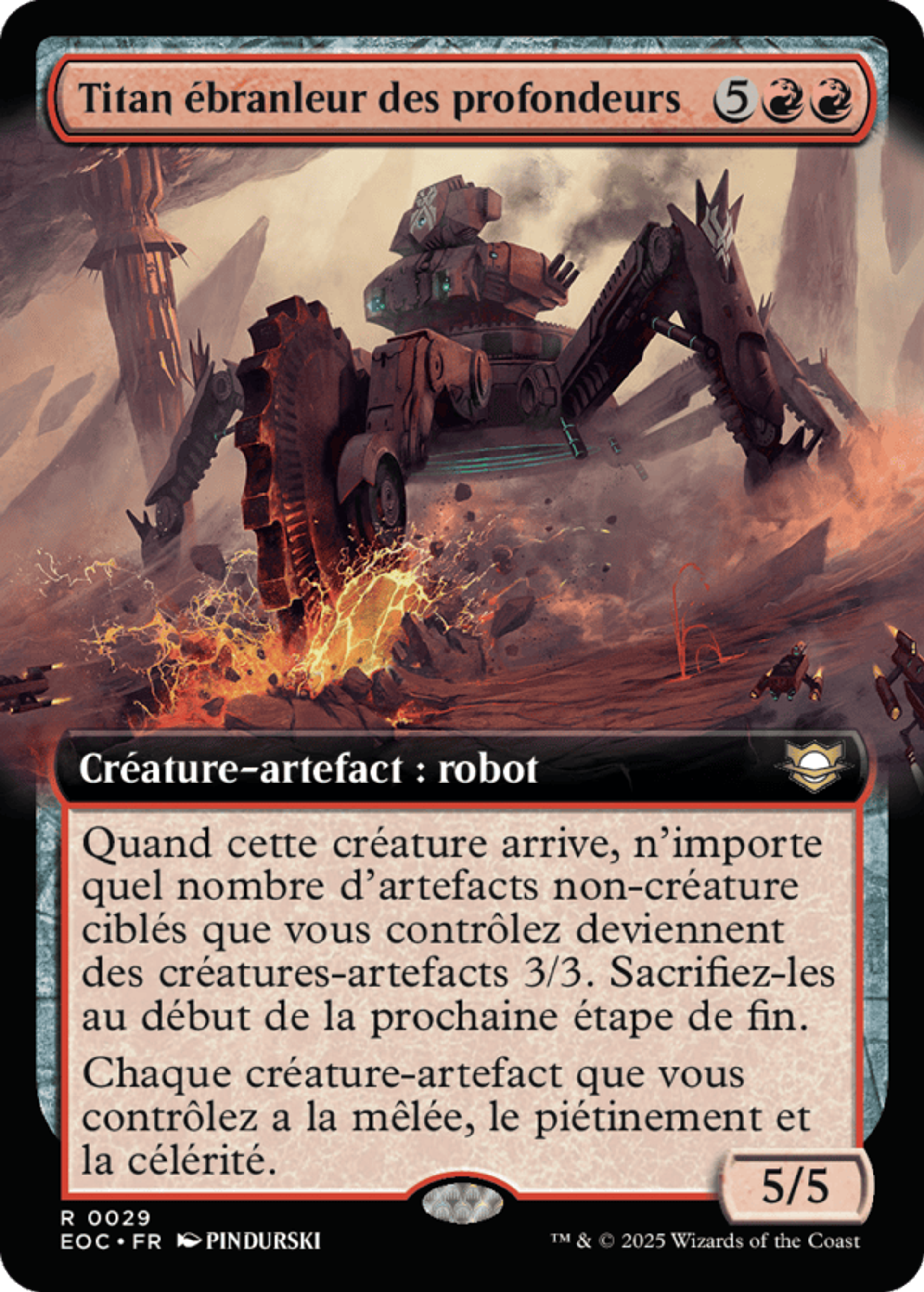 Titan ébranleur des profondeurs — Edge of Eternities Commander — Magic: The Gathering