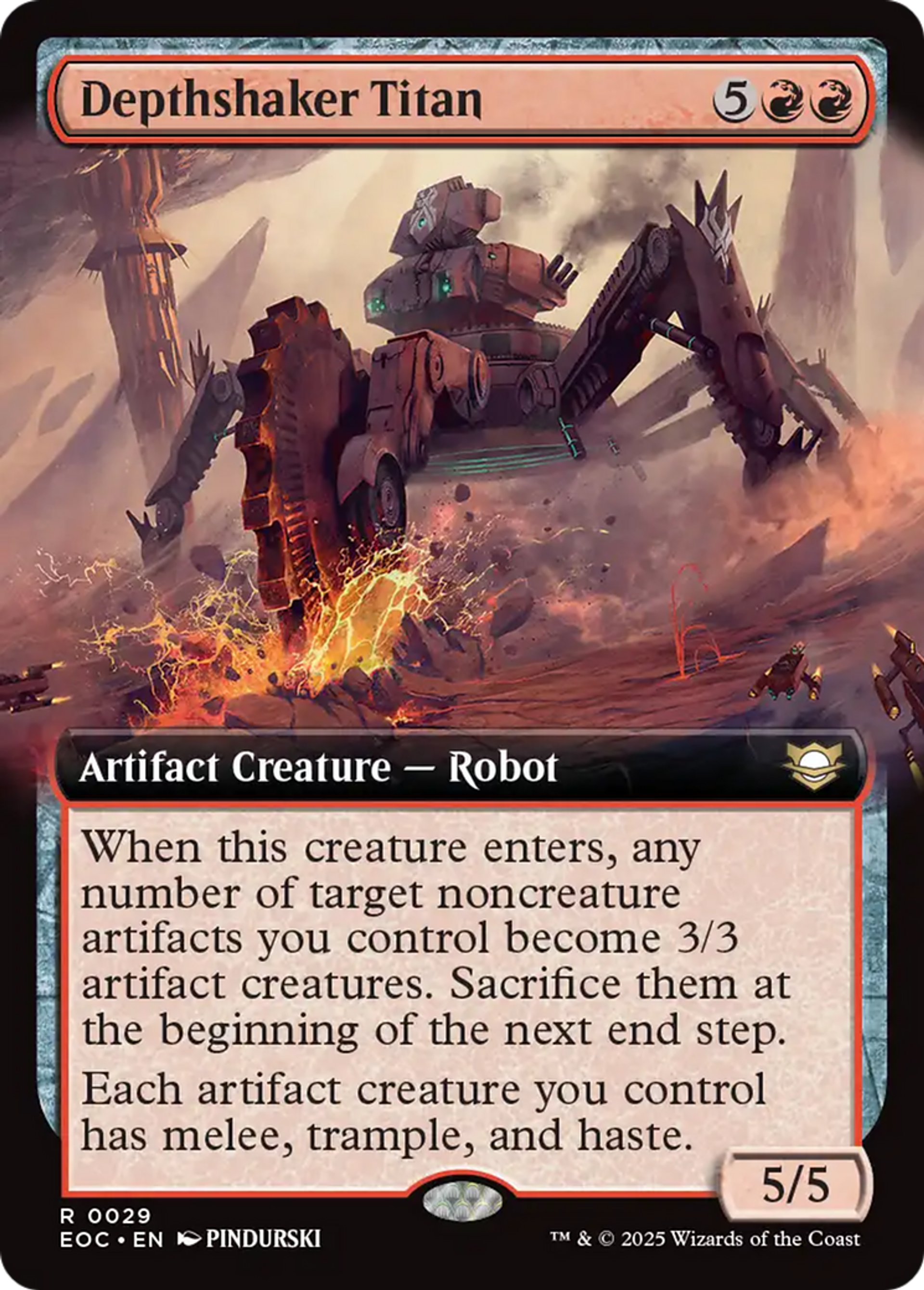 Depthshaker Titan — Edge of Eternities Commander — Magic: The Gathering