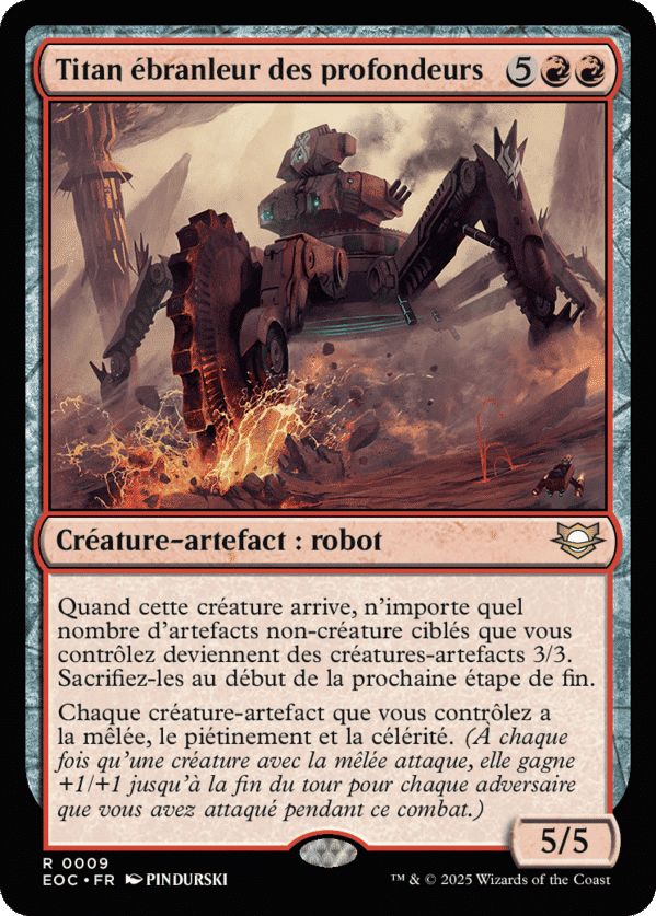 Titan ébranleur des profondeurs — Edge of Eternities Commander — Magic: The Gathering
